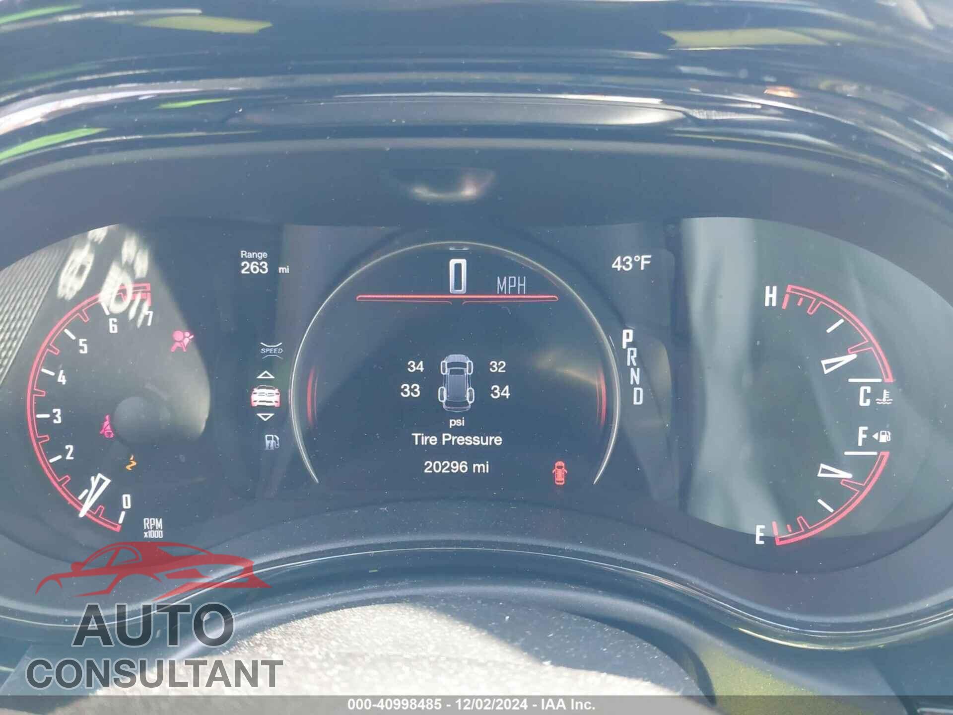 DODGE DURANGO 2021 - 1C4RDJAG2MC557493