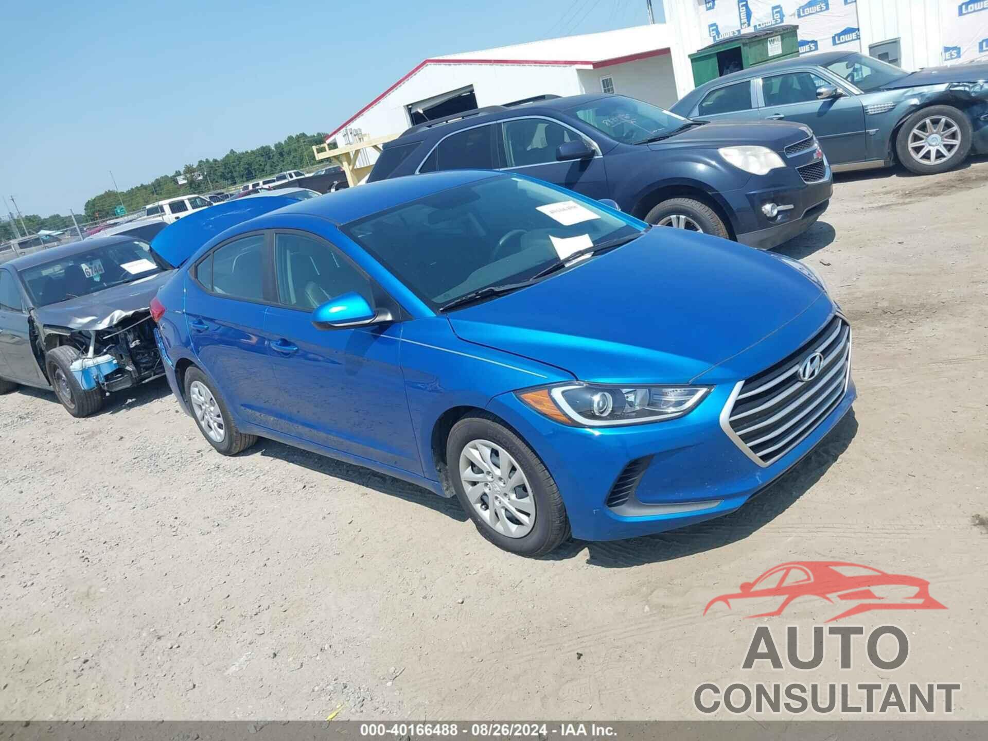 HYUNDAI ELANTRA 2017 - 5NPD74LF2HH182299