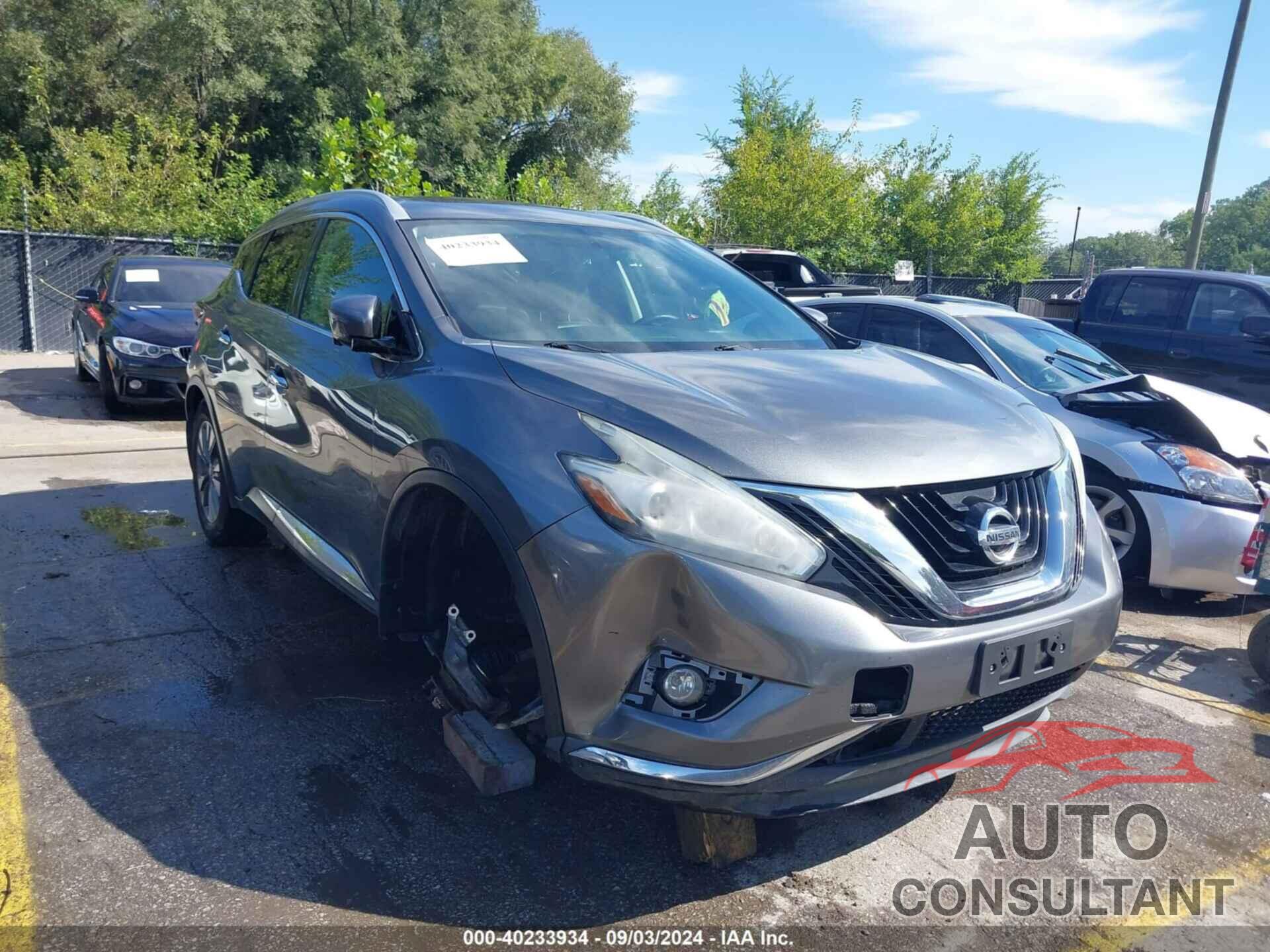 NISSAN MURANO 2015 - 5N1AZ2MH9FN286945