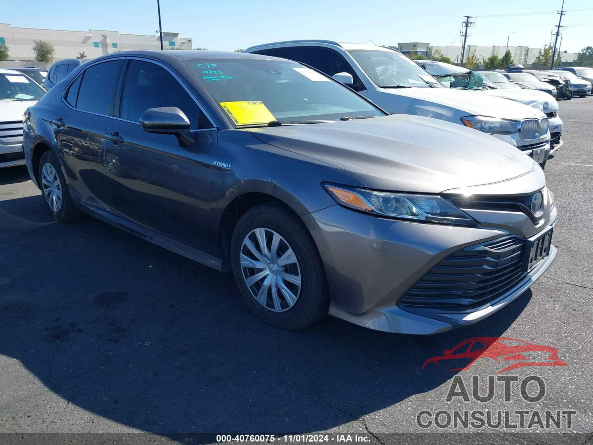TOYOTA CAMRY 2020 - 4T1C31AK3LU533205