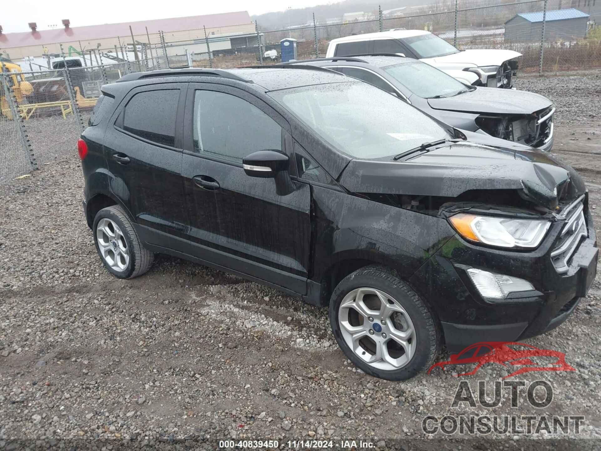 FORD ECOSPORT 2022 - MAJ6S3GL9NC469718