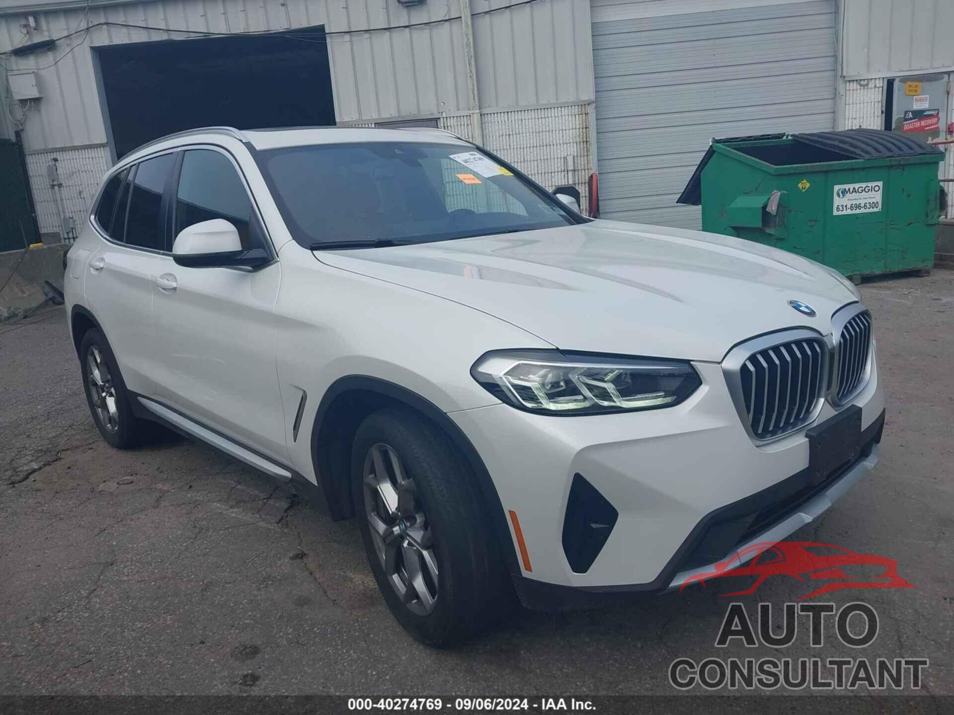 BMW X3 2022 - 5UX53DP06N9N22370