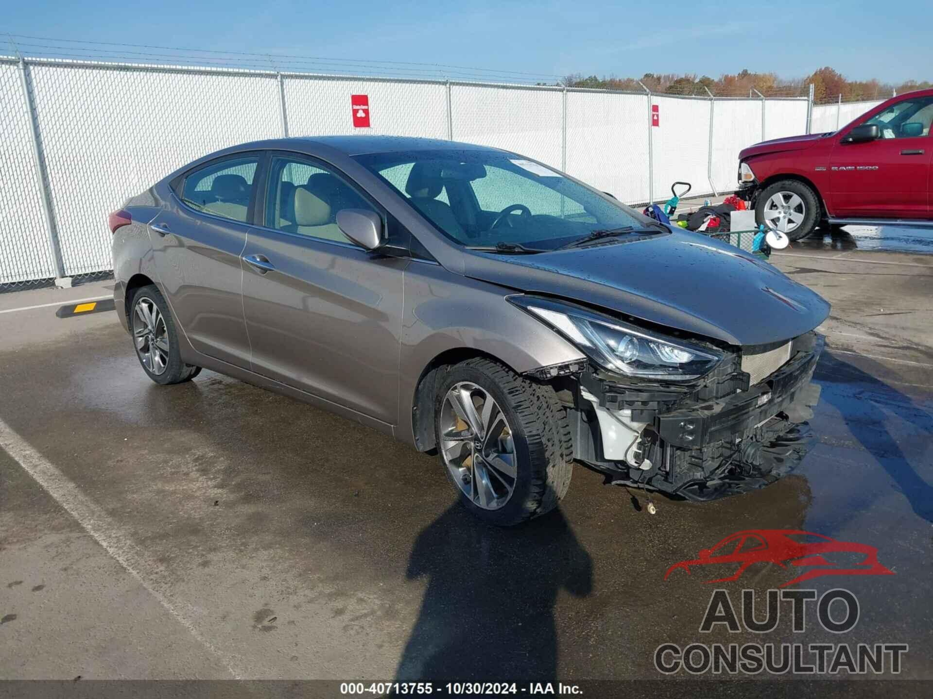 HYUNDAI ELANTRA 2014 - 5NPDH4AE2EH457916