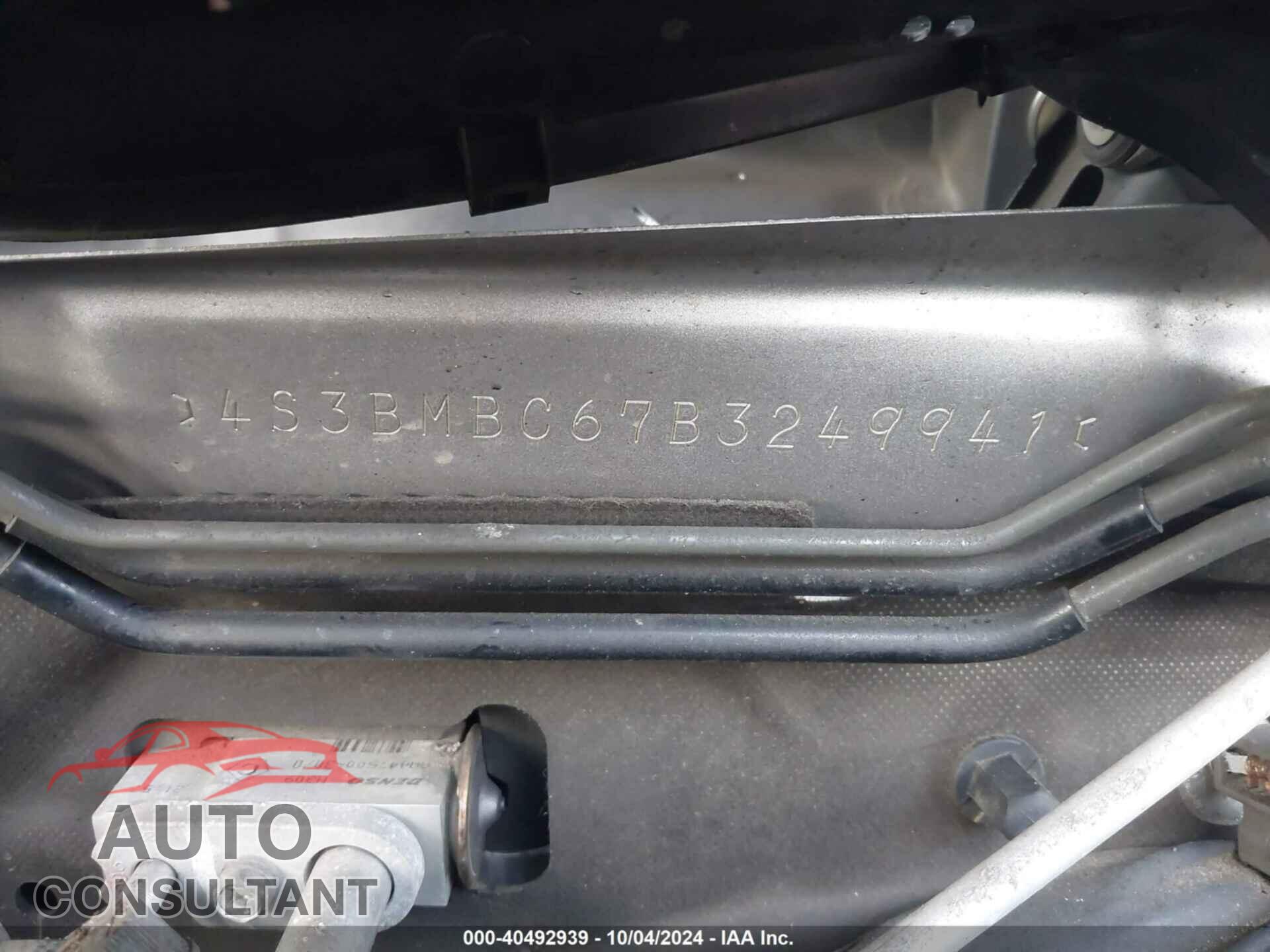 SUBARU LEGACY 2011 - 4S3BMBC67B3249941