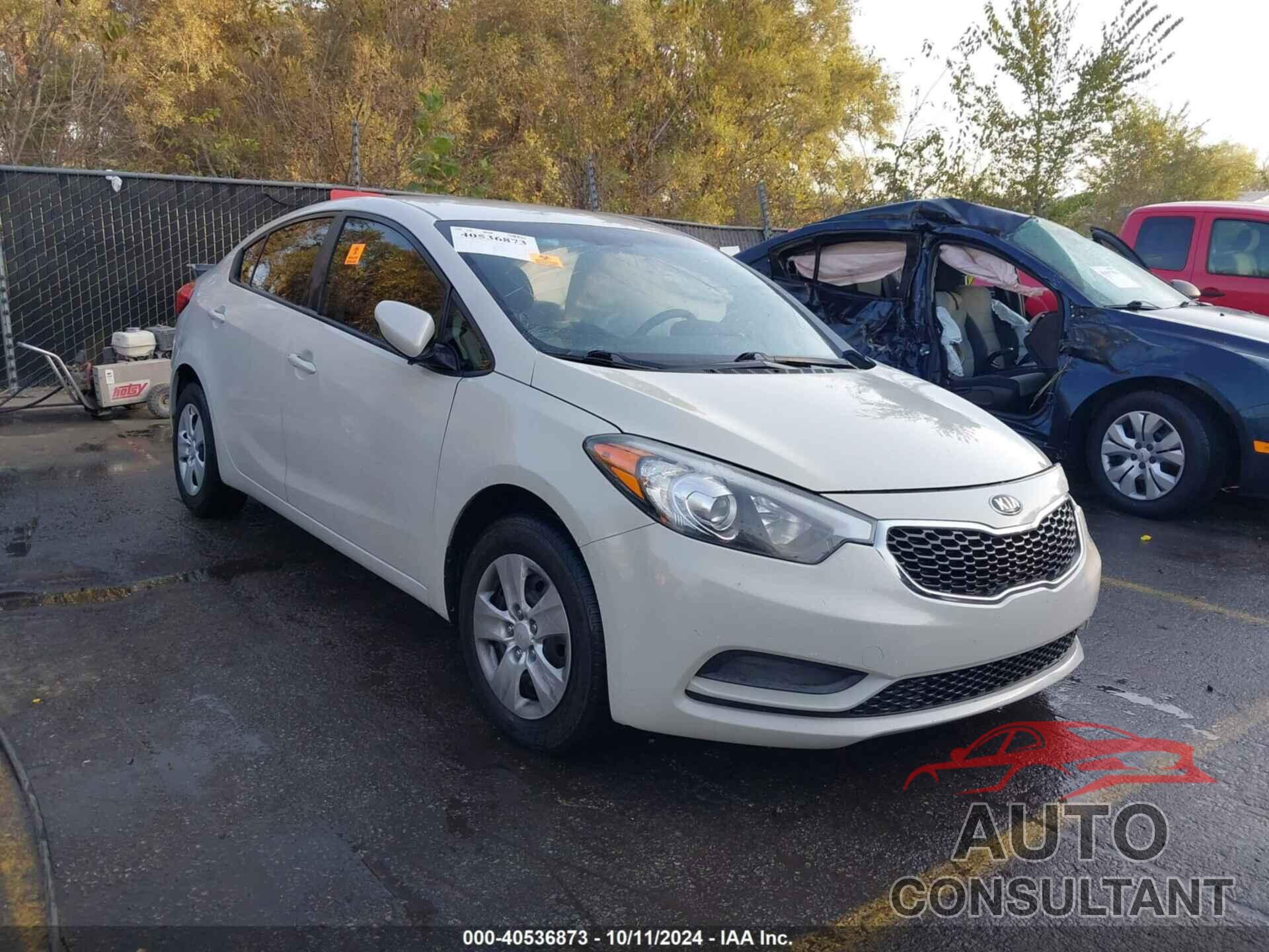 KIA FORTE 2014 - KNAFK4A68E5253024