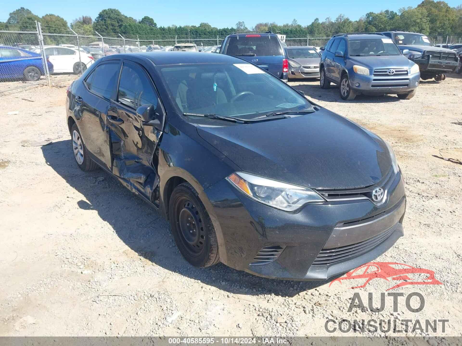 TOYOTA COROLLA 2016 - 2T1BURHEXGC496958
