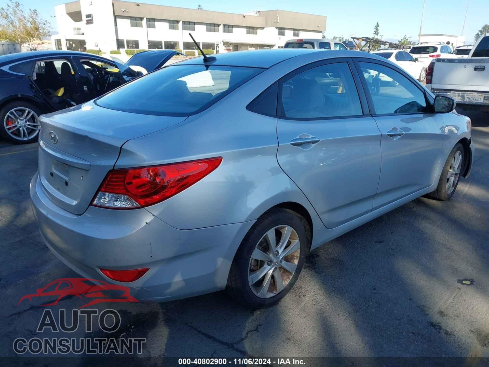 HYUNDAI ACCENT 2014 - KMHCU4AE3EU591701