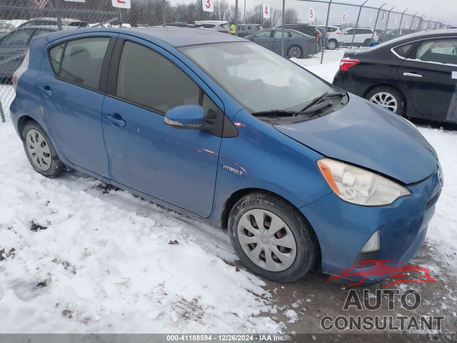 TOYOTA PRIUS C 2013 - JTDKDTB36D1538093