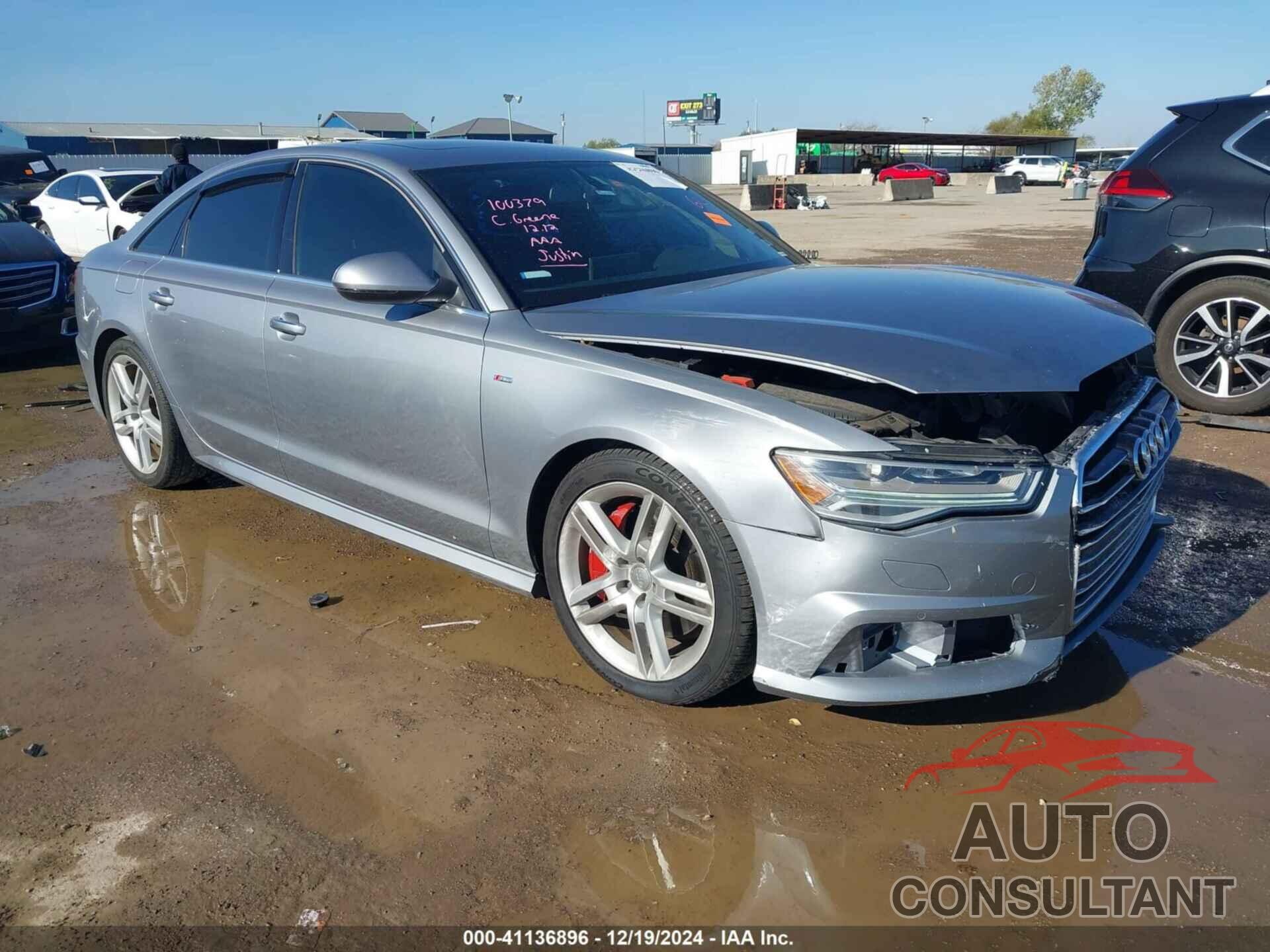 AUDI A6 2016 - WAUGFAFC5GN105423