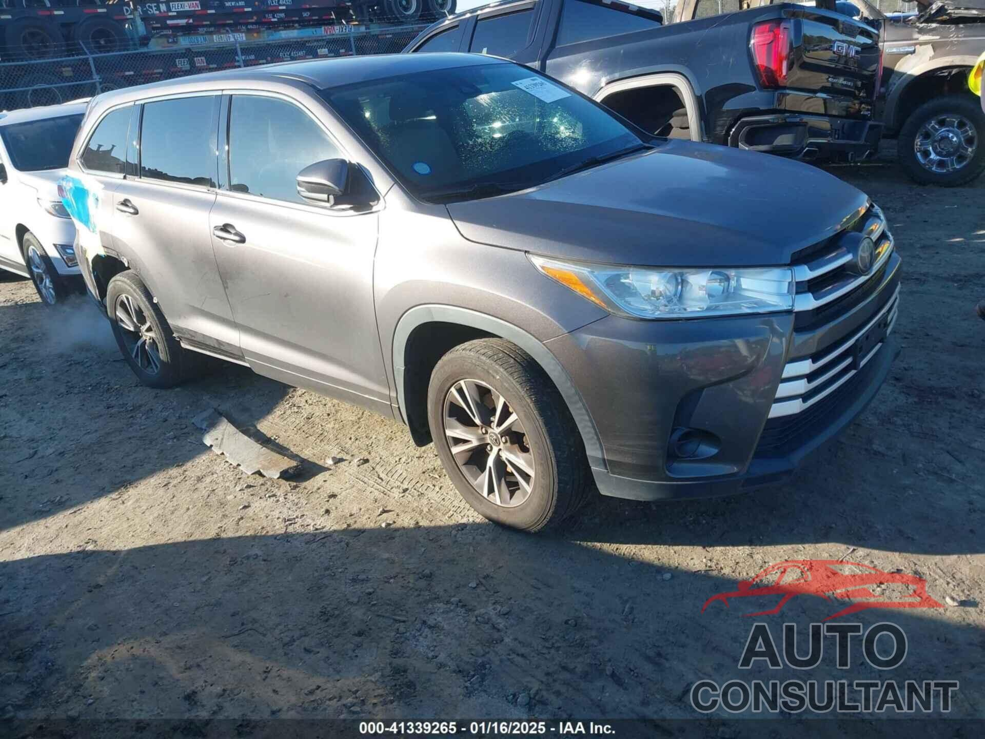 TOYOTA HIGHLANDER 2017 - 5TDBZRFH8HS472360