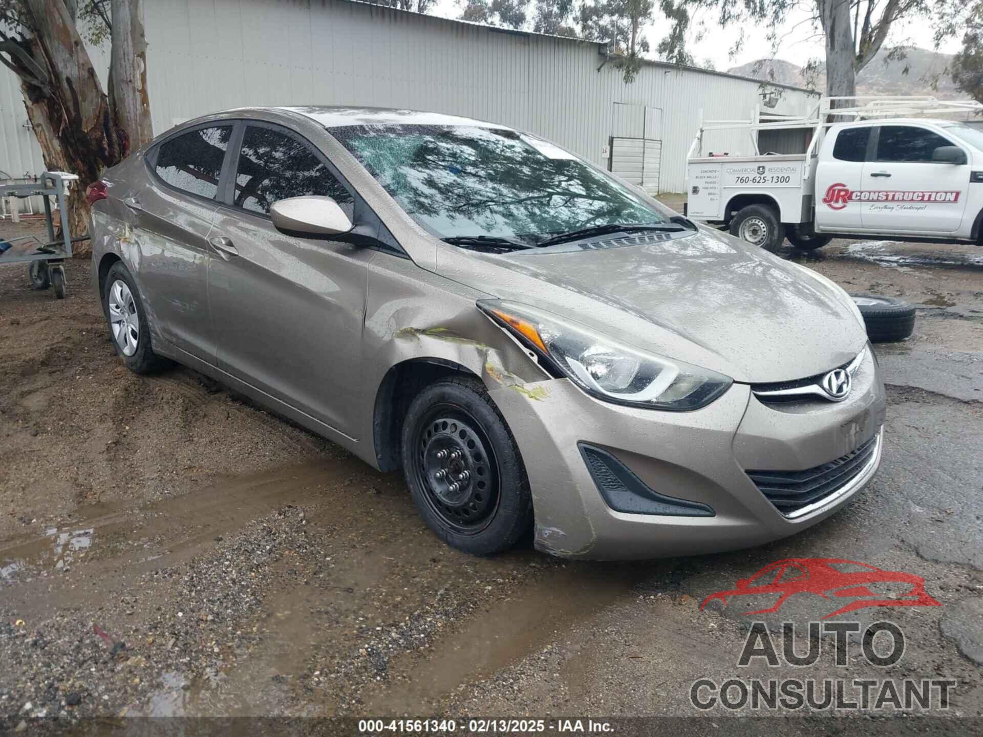 HYUNDAI ELANTRA 2016 - 5NPDH4AE2GH789468