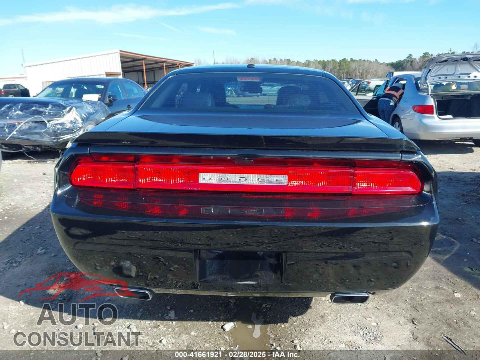 DODGE CHALLENGER 2012 - 2C3CDYAG3CH196337