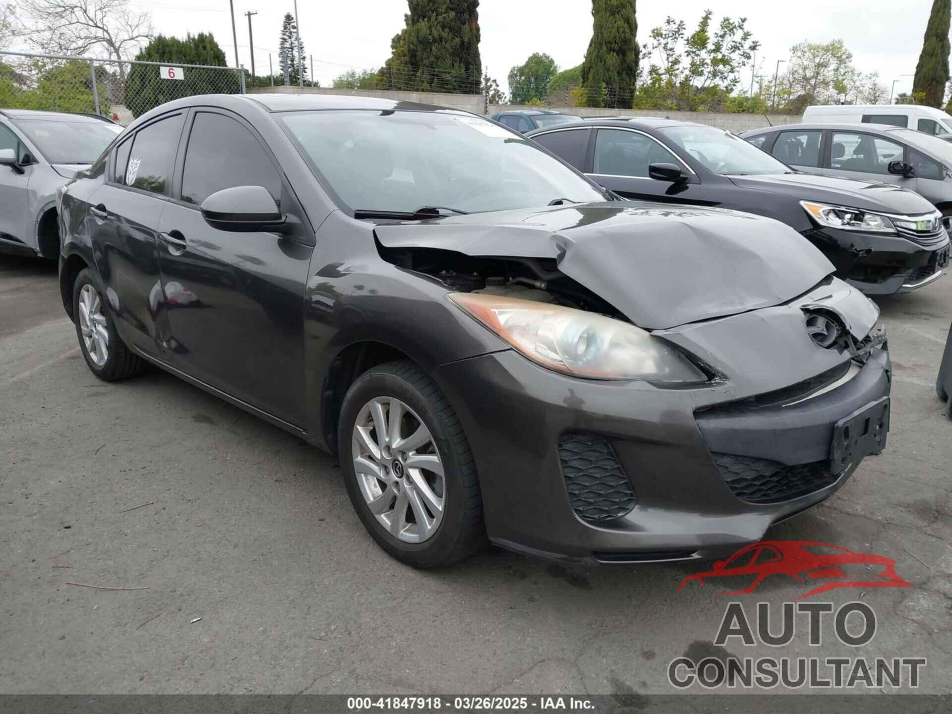 MAZDA MAZDA3 2013 - JM1BL1WP9D1758445