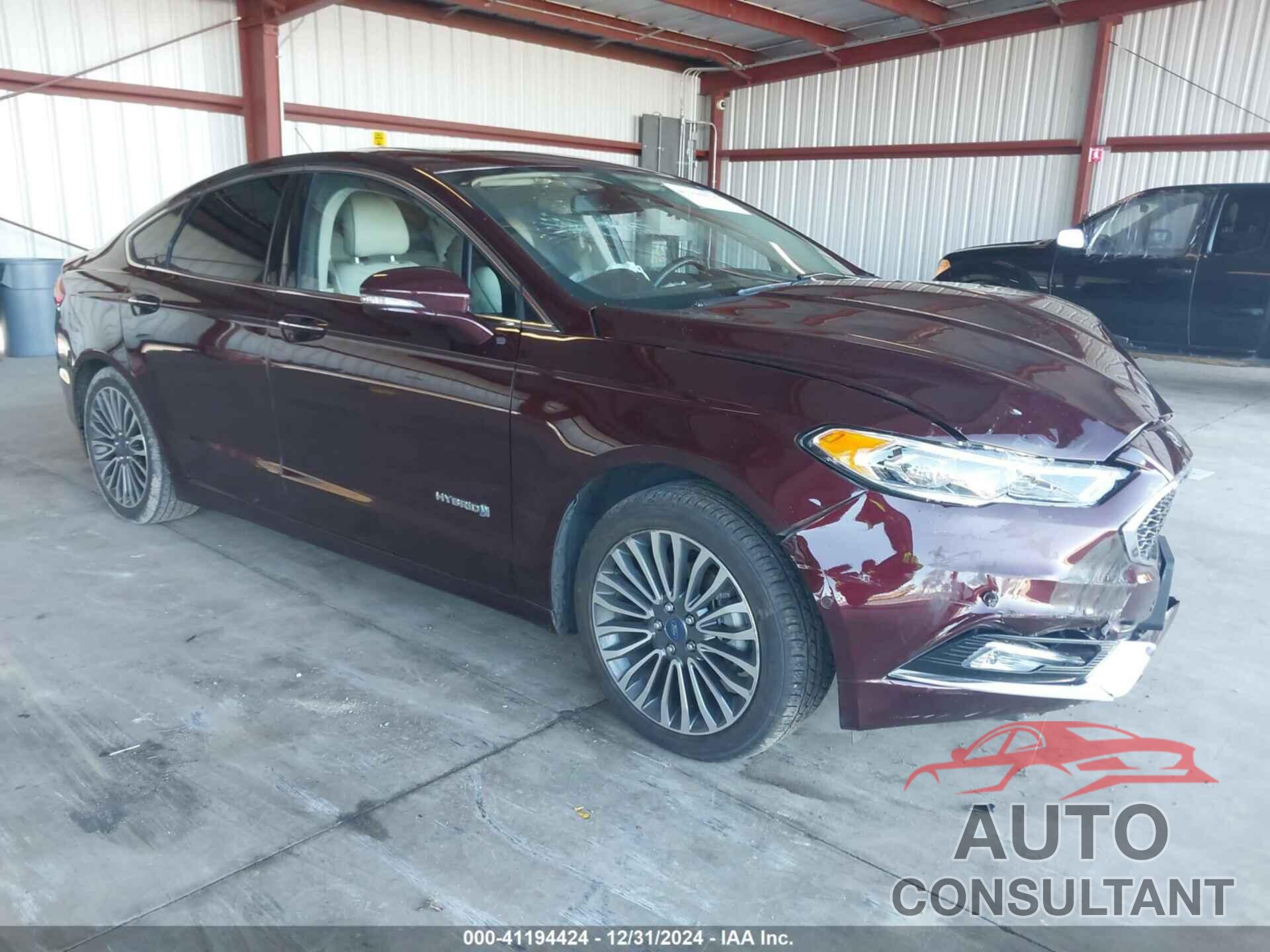 FORD FUSION HYBRID 2017 - 3FA6P0RU5HR242330