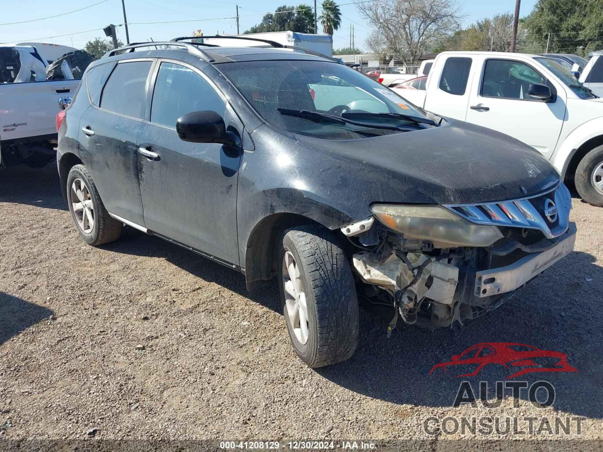 NISSAN MURANO 2009 - JN8AZ18U29W018859