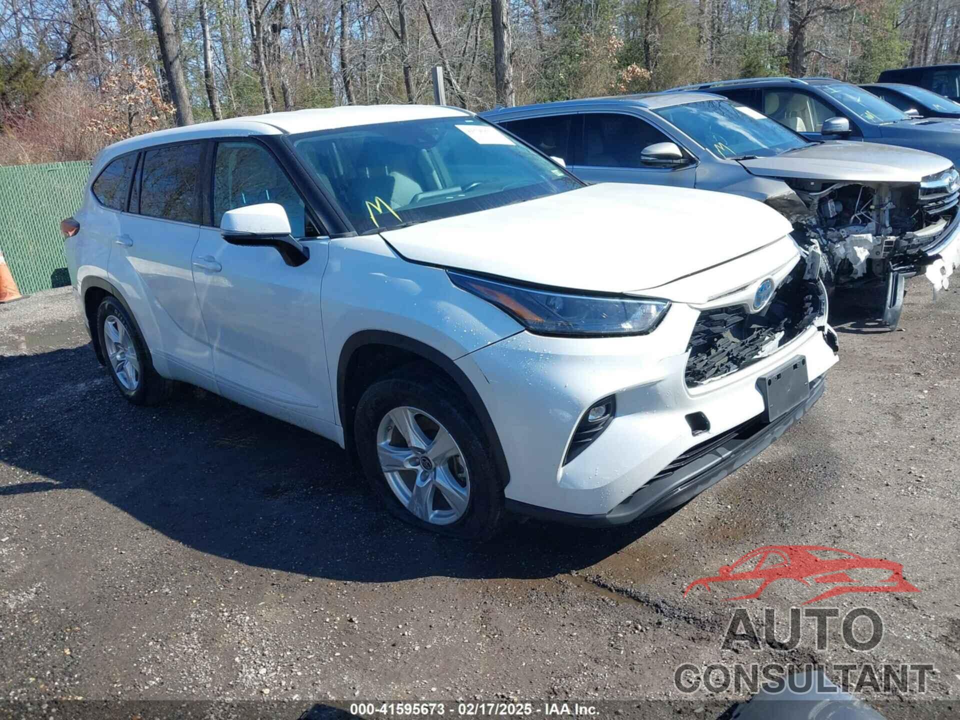 TOYOTA HIGHLANDER 2022 - 5TDZARAH1NS016287