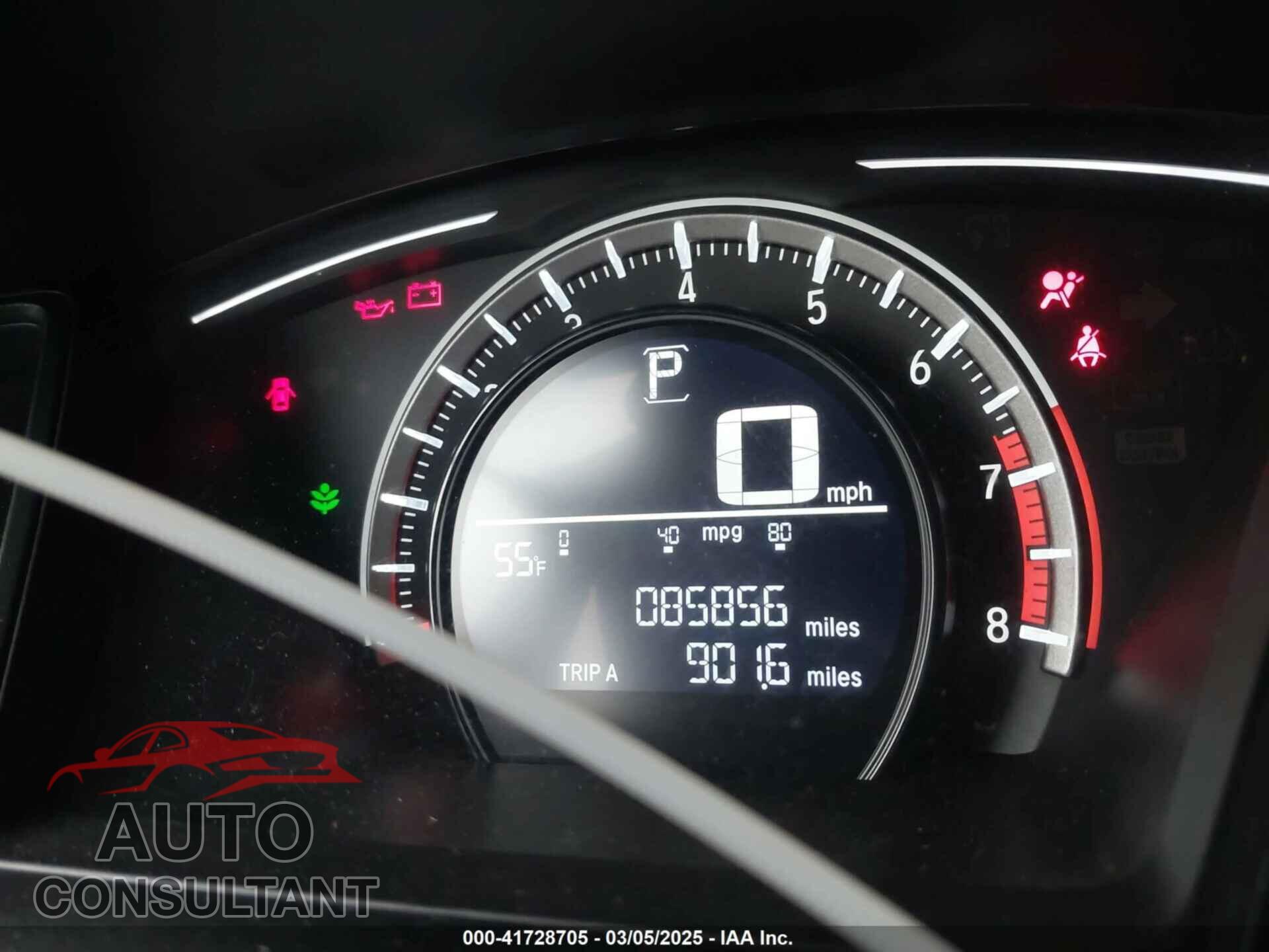 HONDA CIVIC 2018 - 2HGFC2F51JH603473