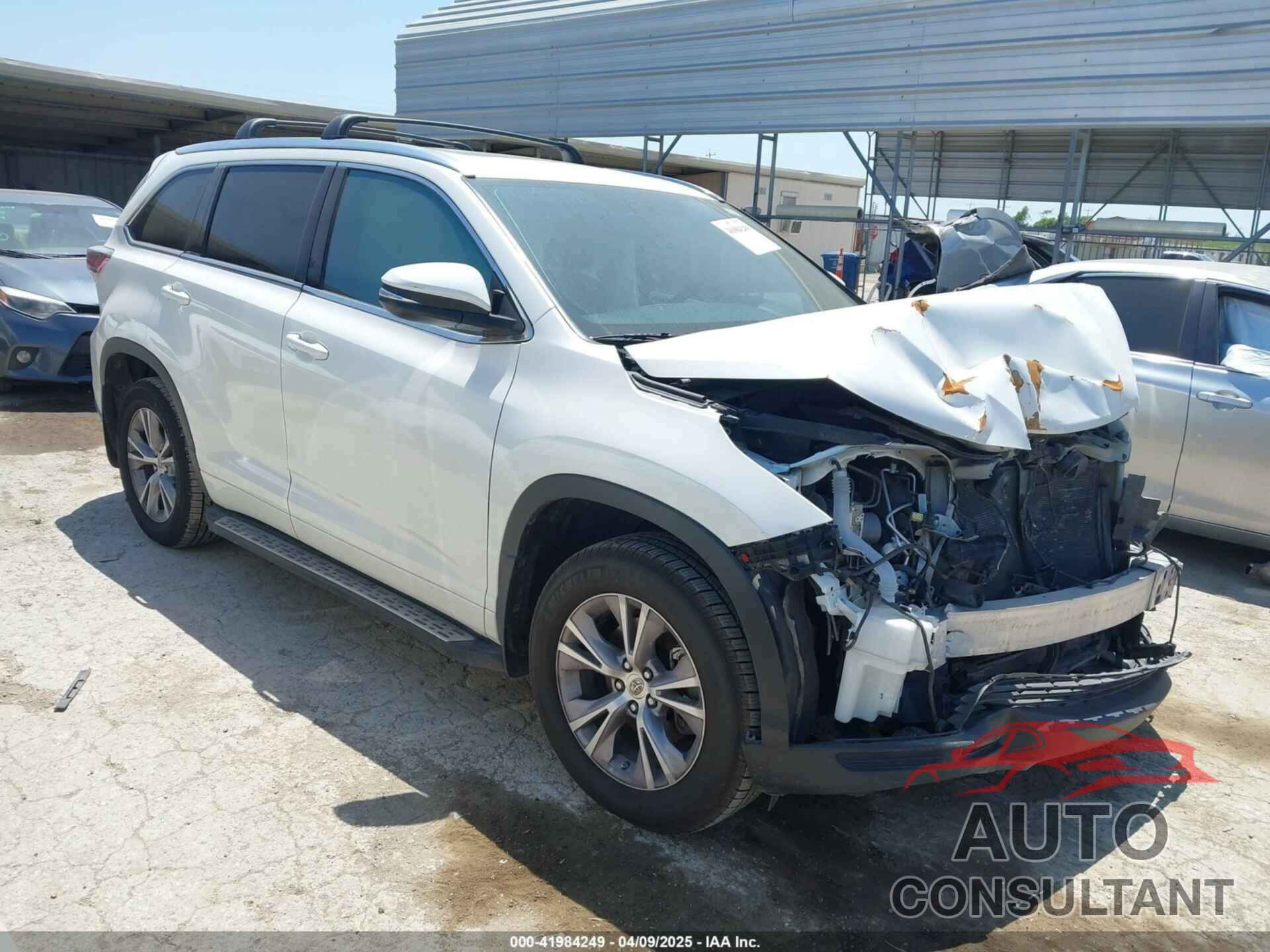 TOYOTA HIGHLANDER 2015 - 5TDKKRFH1FS050044