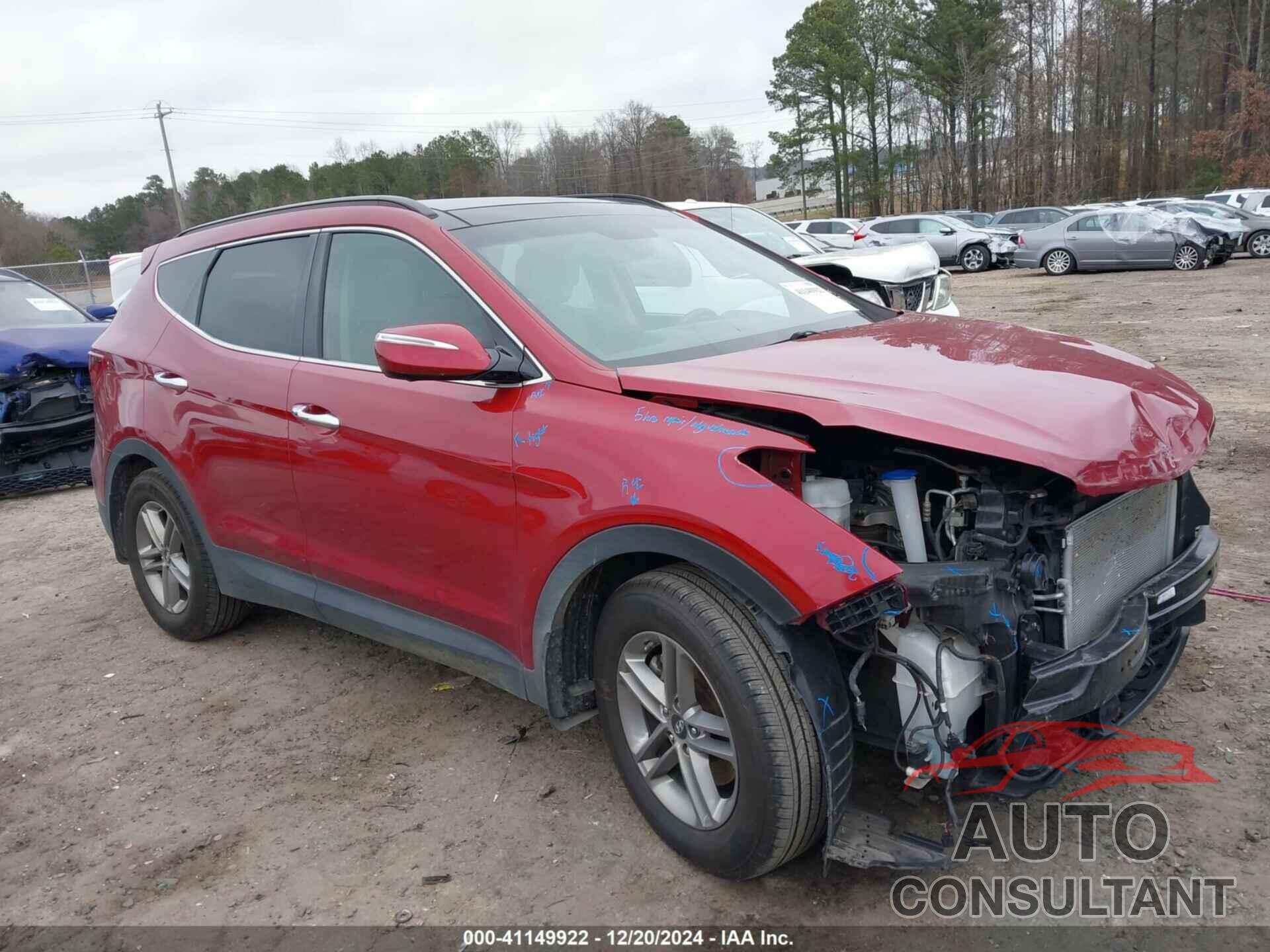 HYUNDAI SANTA FE SPORT 2018 - 5XYZUDLB7JG556883