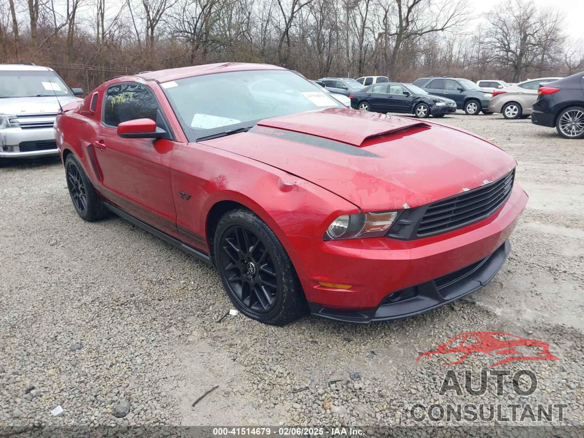 FORD MUSTANG 2012 - 1ZVBP8AM5C5209436