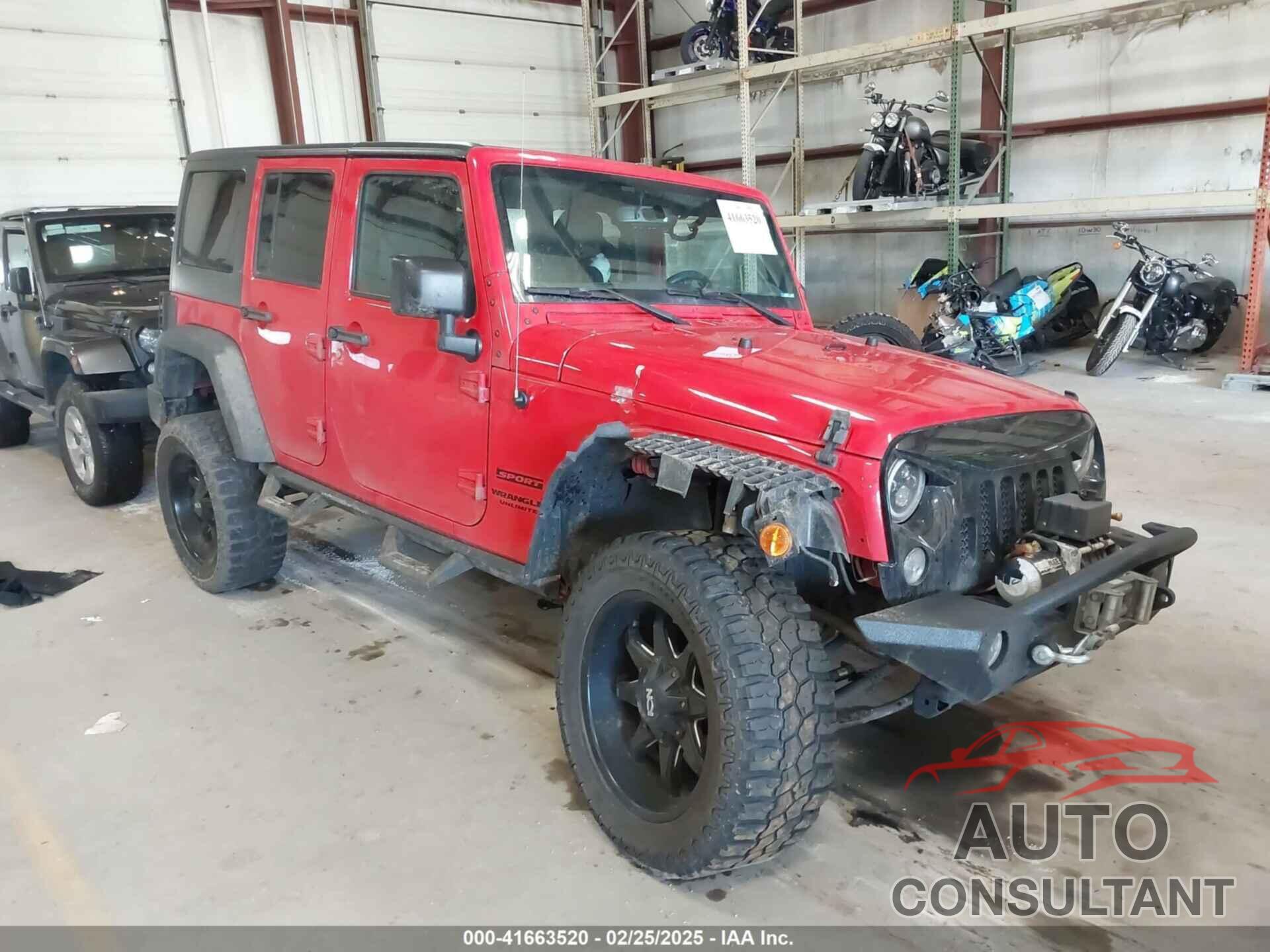 JEEP WRANGLER UNLIMITED 2015 - 1C4BJWDG3FL722988