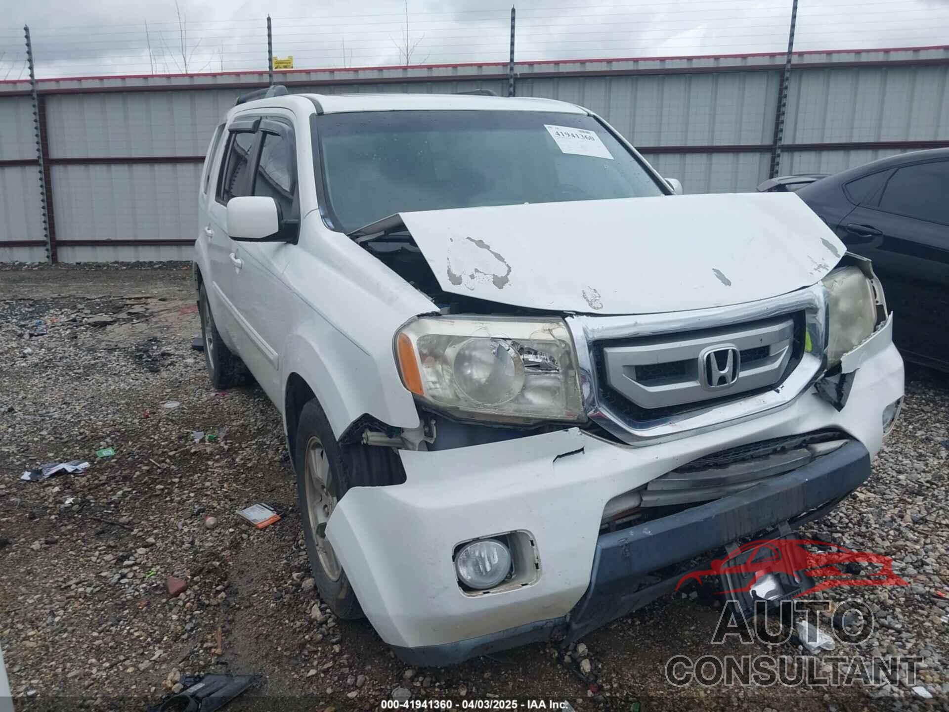 HONDA PILOT 2009 - 5FNYF38509B010142