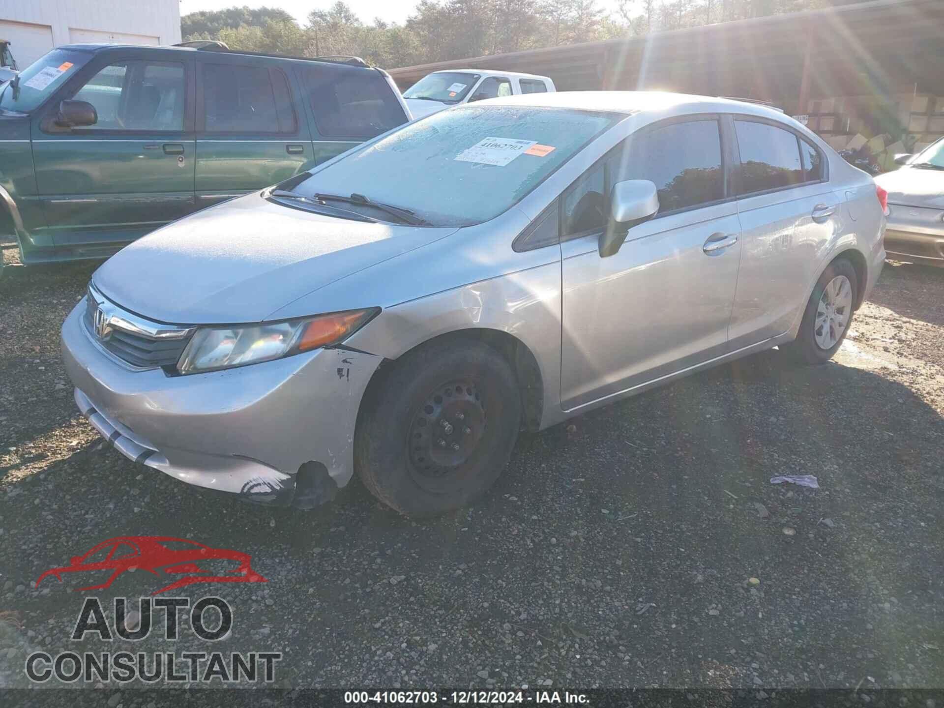 HONDA CIVIC 2012 - 19XFB2F55CE062282