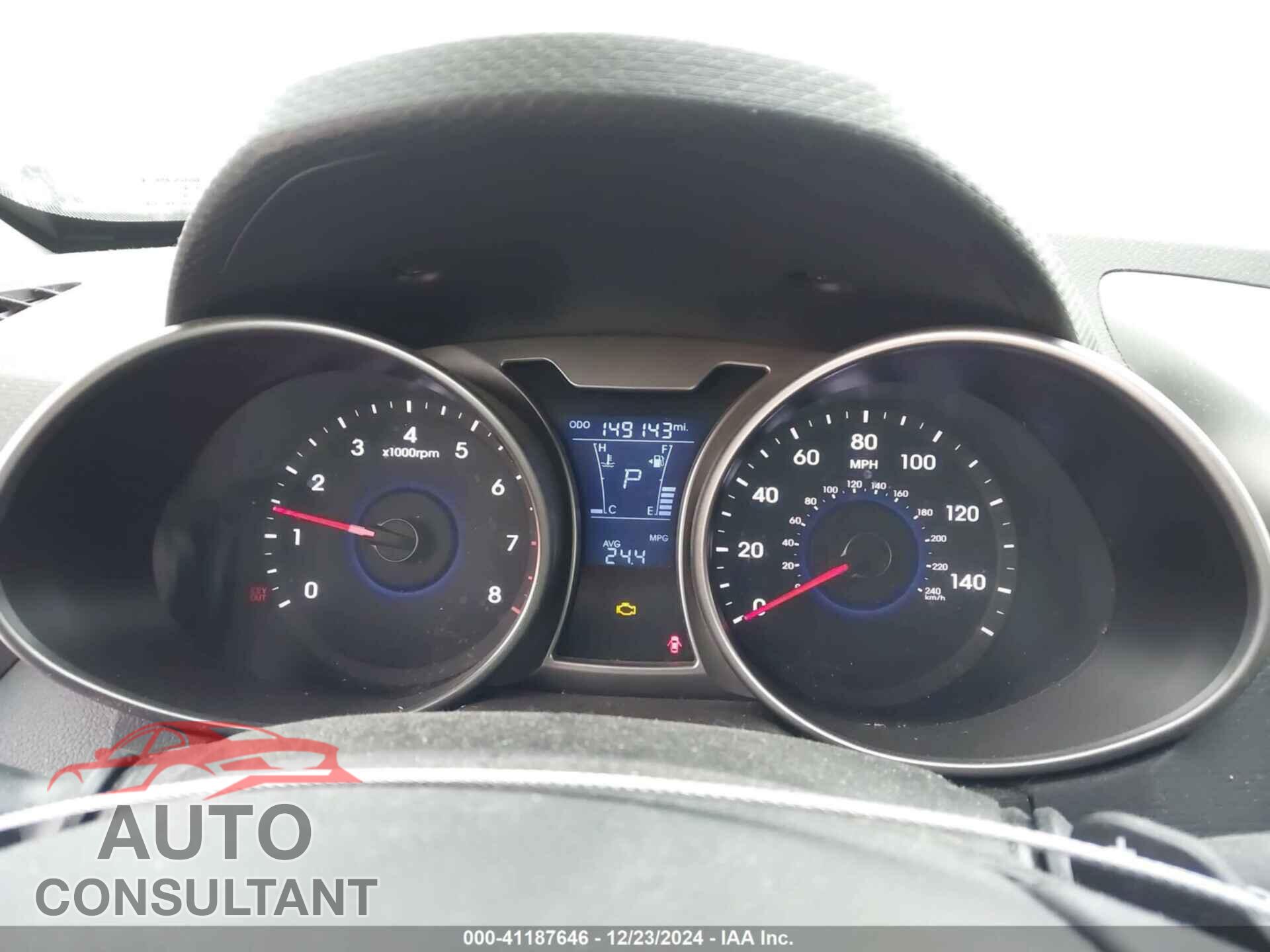 HYUNDAI VELOSTER 2012 - KMHTC6AD0CU032030