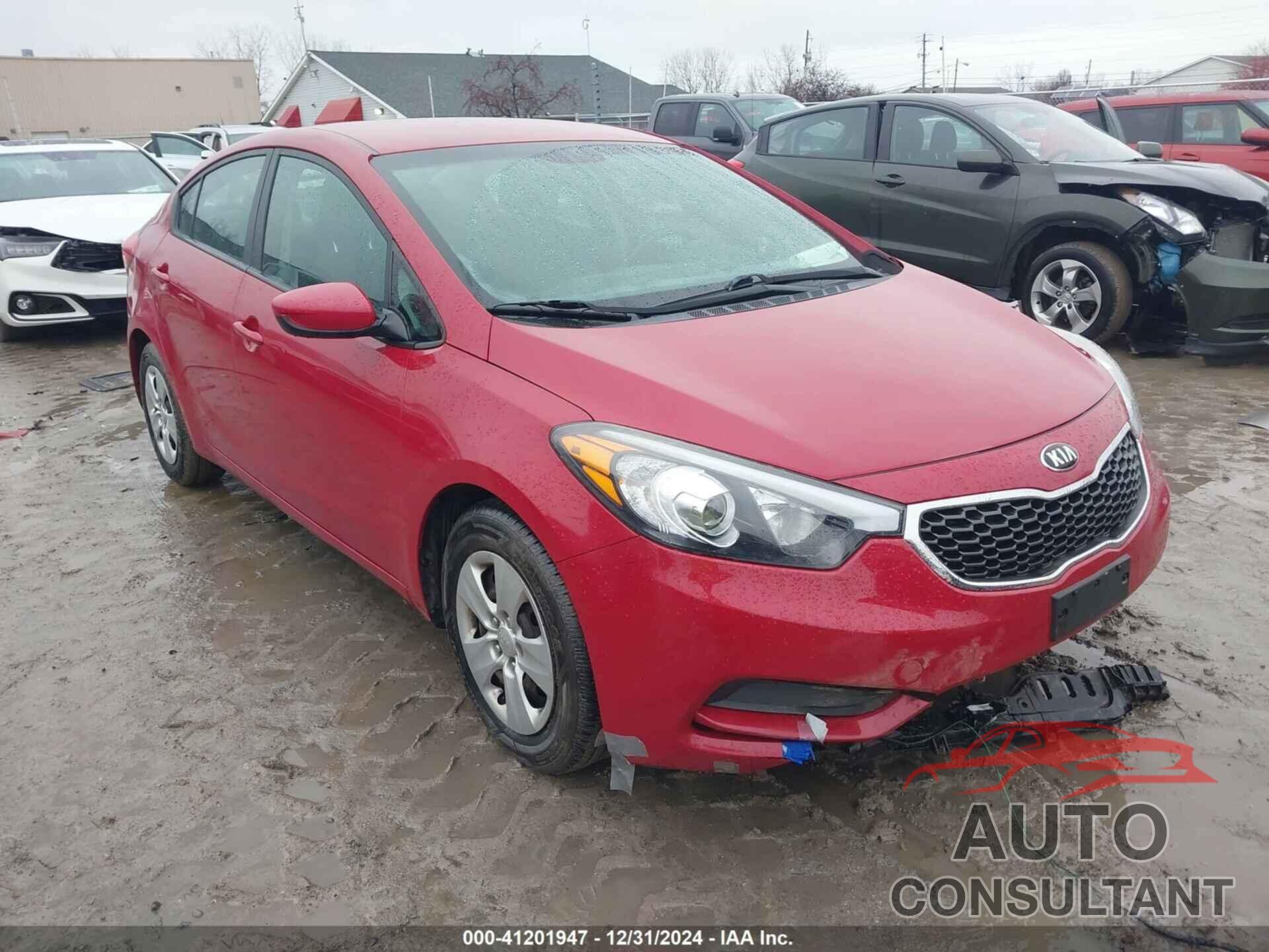 KIA FORTE 2016 - KNAFK4A61G5567178