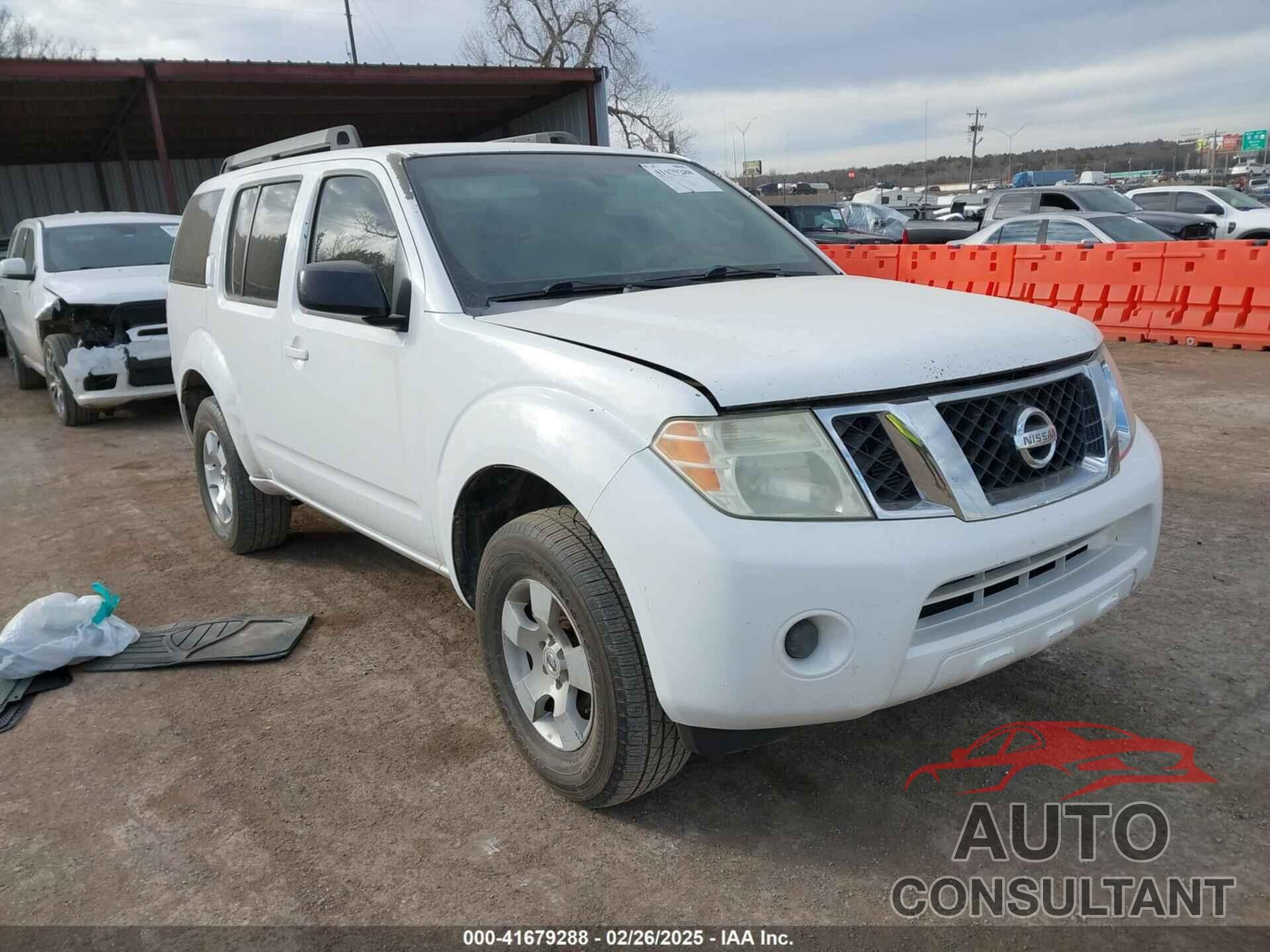 NISSAN PATHFINDER 2009 - 5N1AR18U49C613219