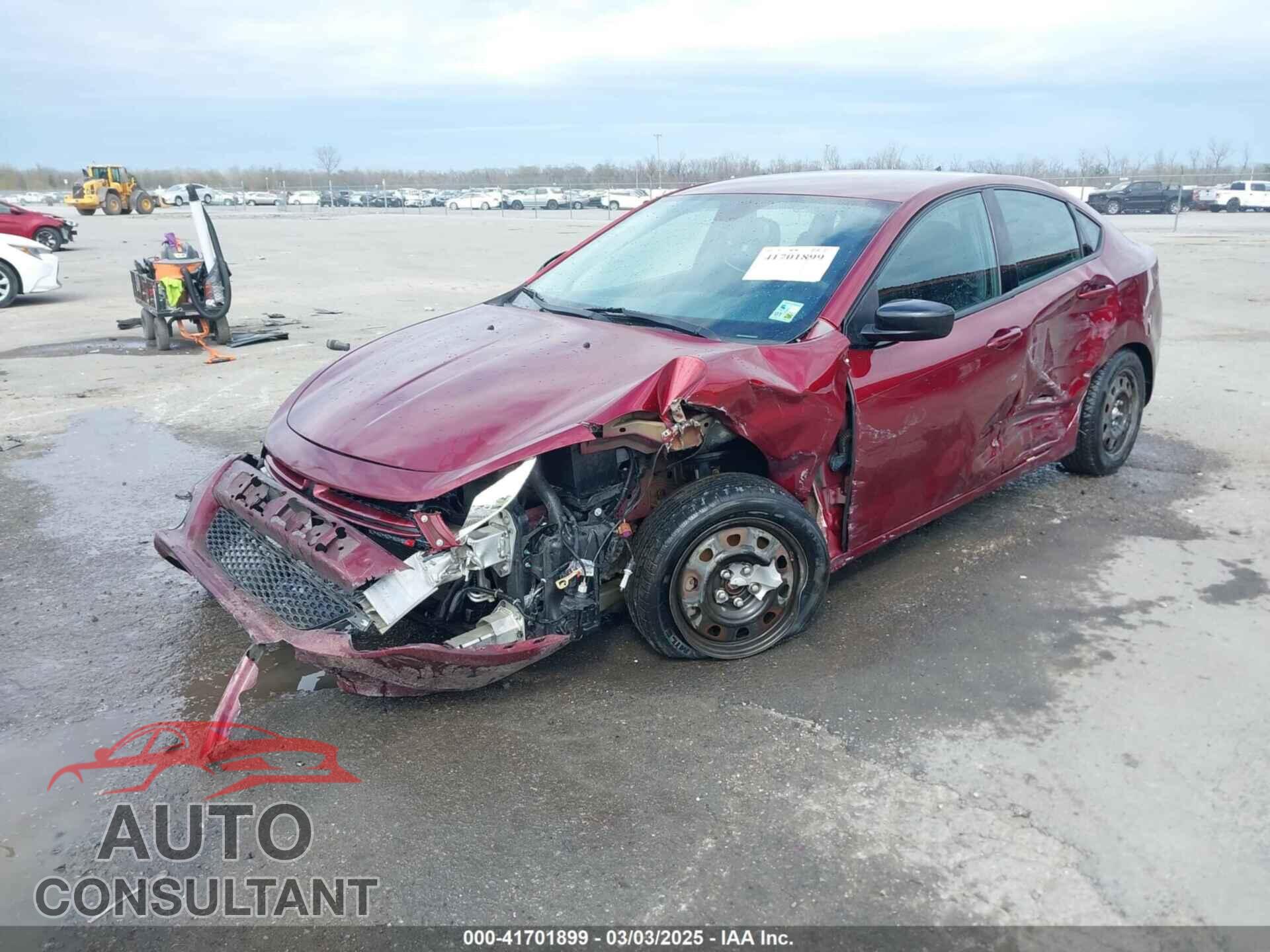 DODGE DART 2015 - 1C3CDFAA1FD345605