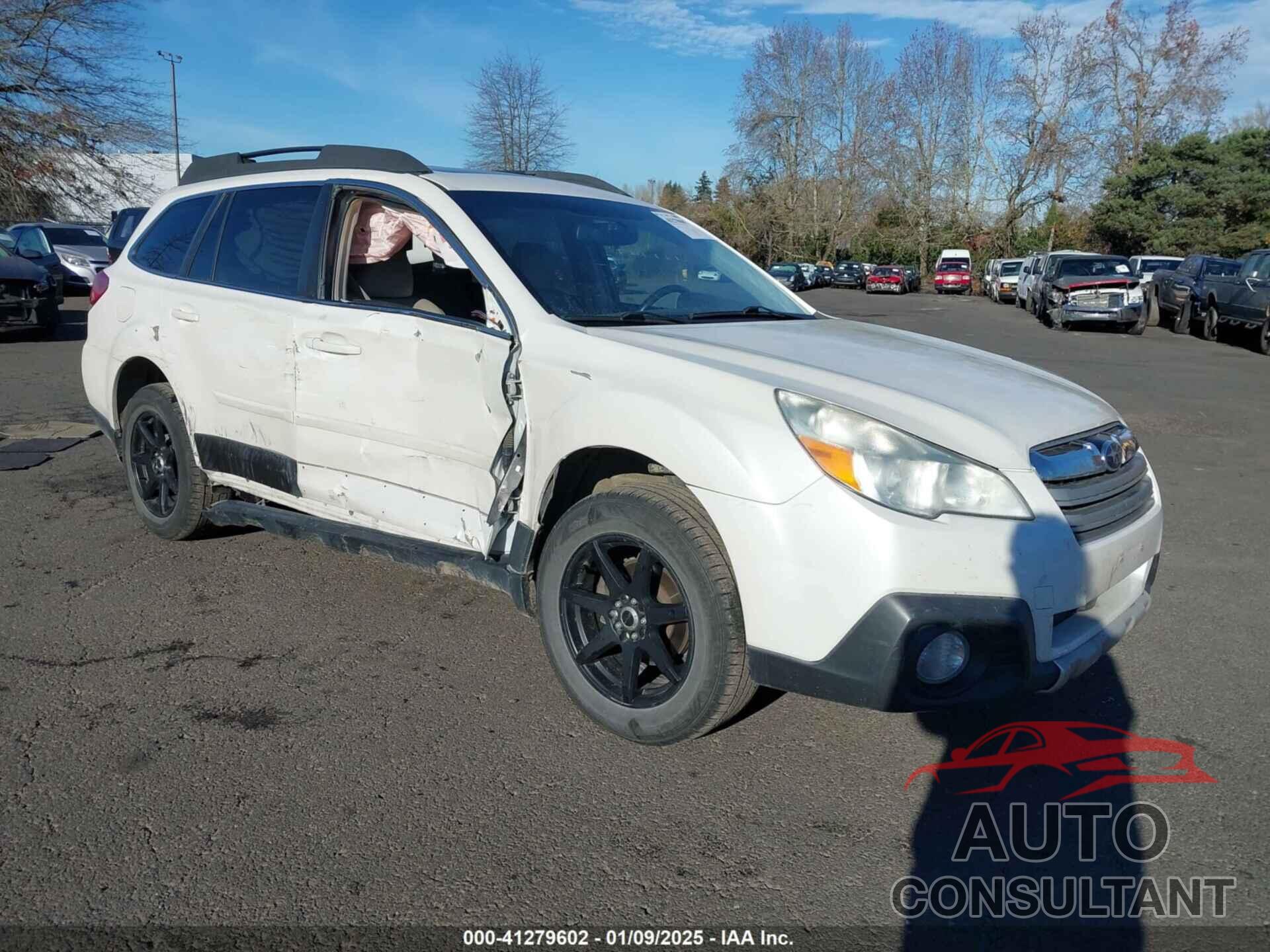 SUBARU OUTBACK 2014 - 4S4BRBLC6E3307920