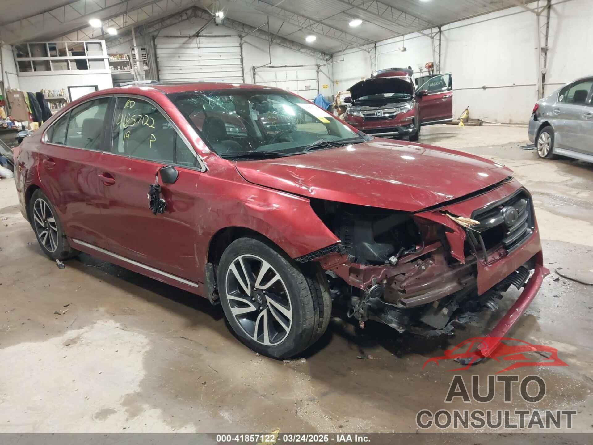 SUBARU LEGACY 2019 - 4S3BNAS6XK3037964