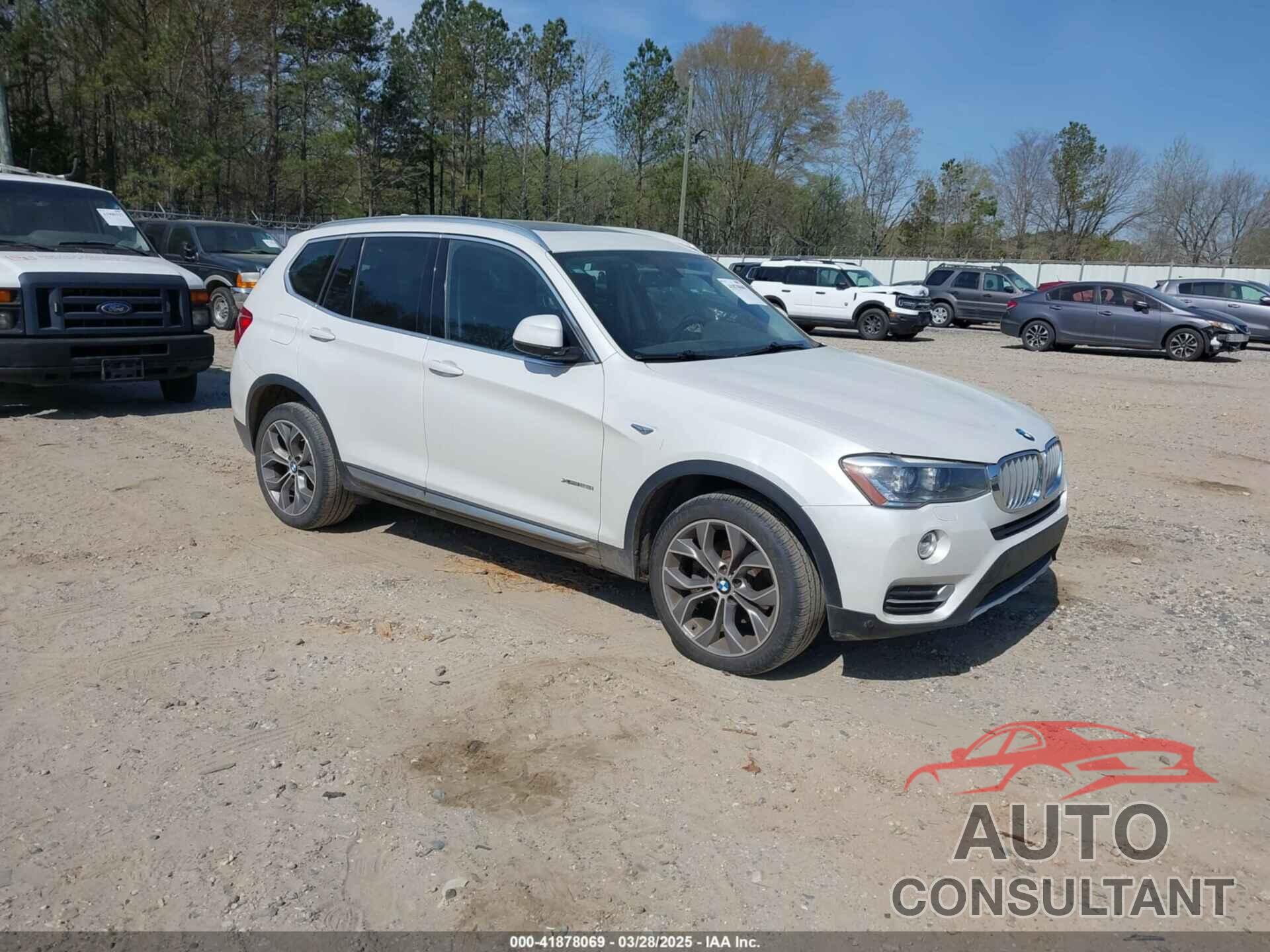 BMW X3 2015 - 5UXWX9C58F0D53436