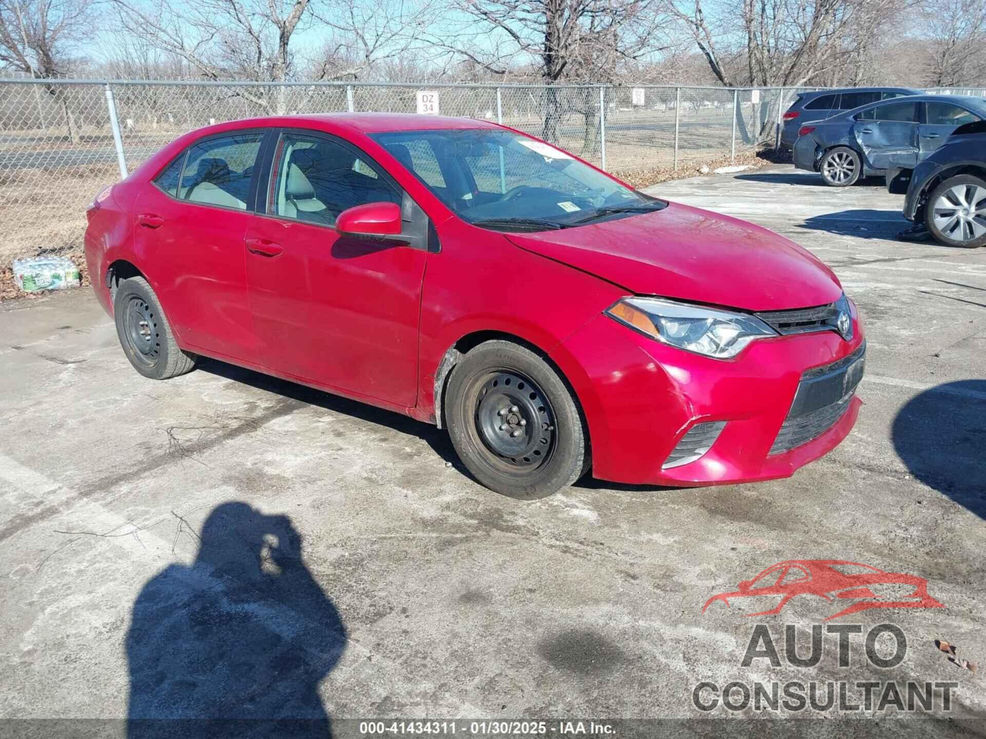 TOYOTA COROLLA 2015 - 2T1BURHE4FC267271