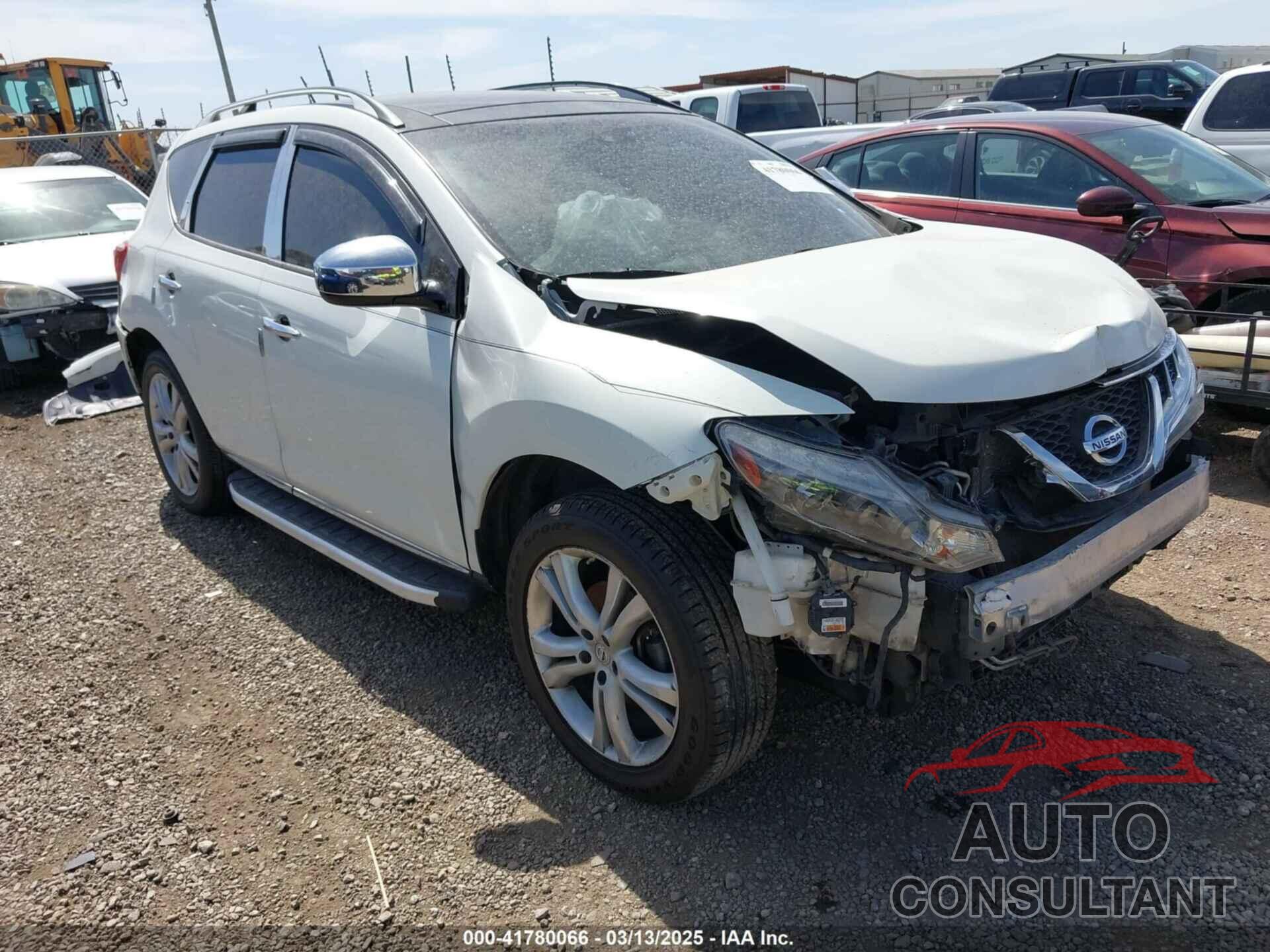NISSAN MURANO 2011 - JN8AZ1MW3BW156214
