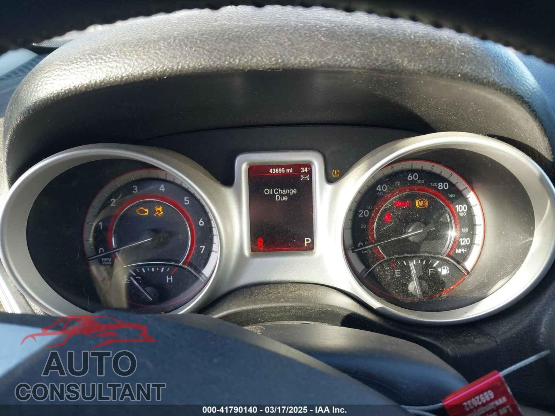 DODGE JOURNEY 2015 - 3C4PDCAB7FT559321
