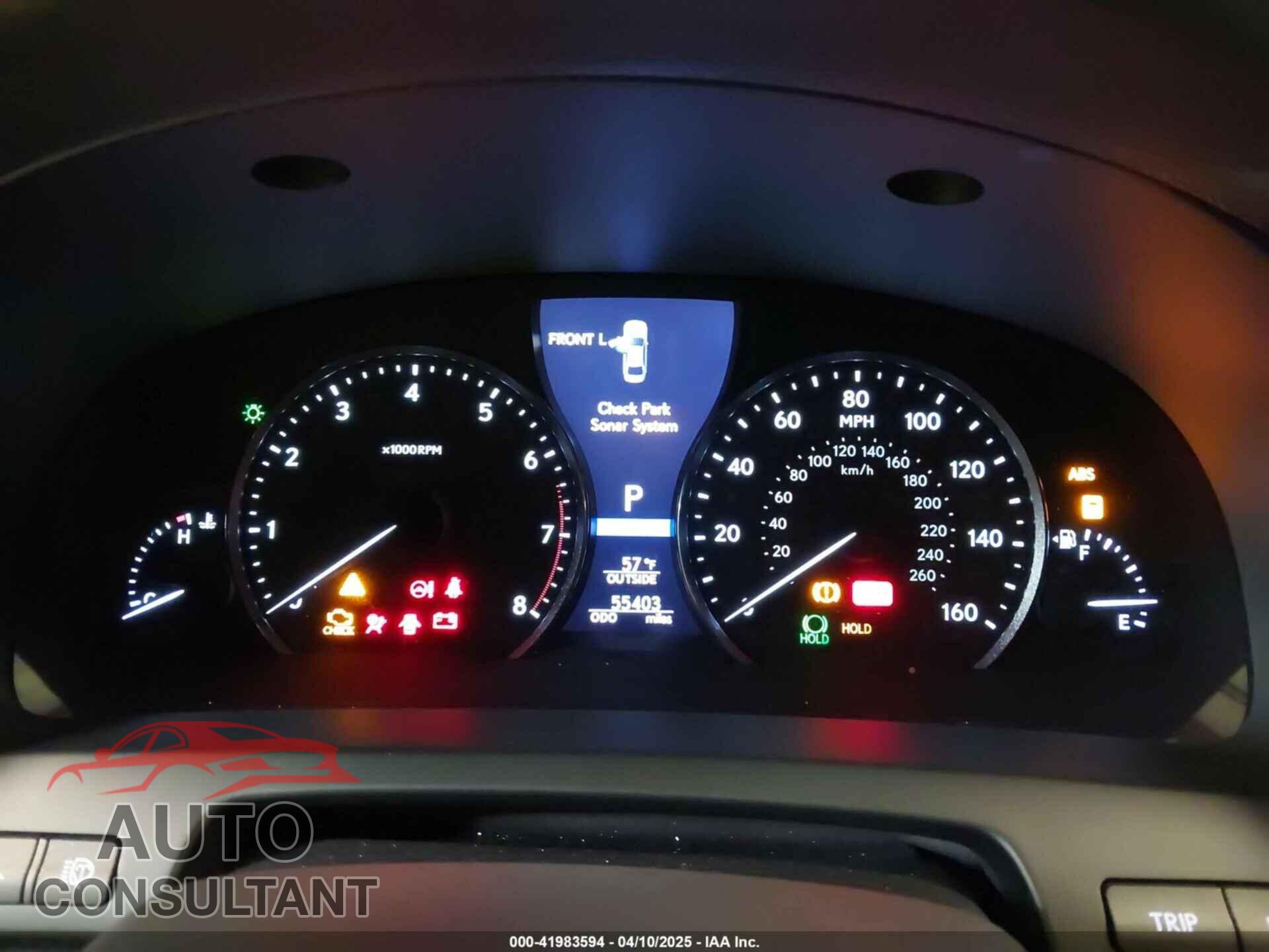 LEXUS LS 460 2014 - JTHCL5EF4E5020064