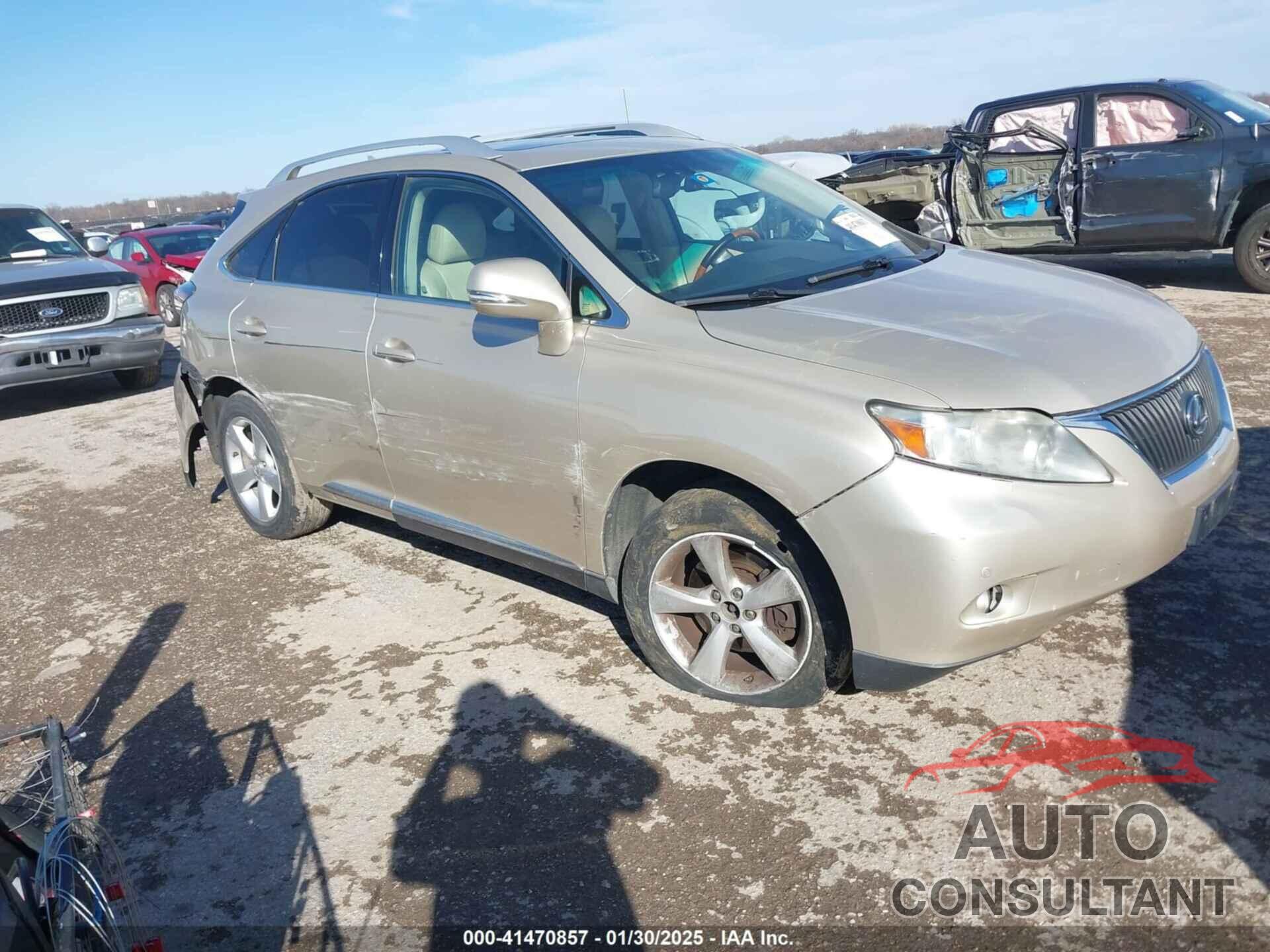 LEXUS RX 350 2011 - 2T2BK1BA5BC112778