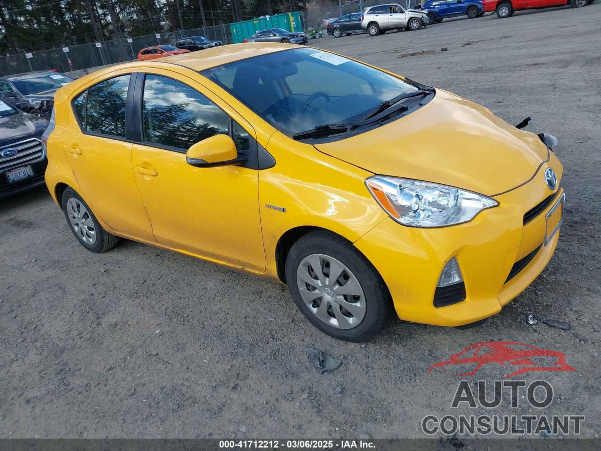 TOYOTA PRIUS C 2014 - JTDKDTB33E1079493
