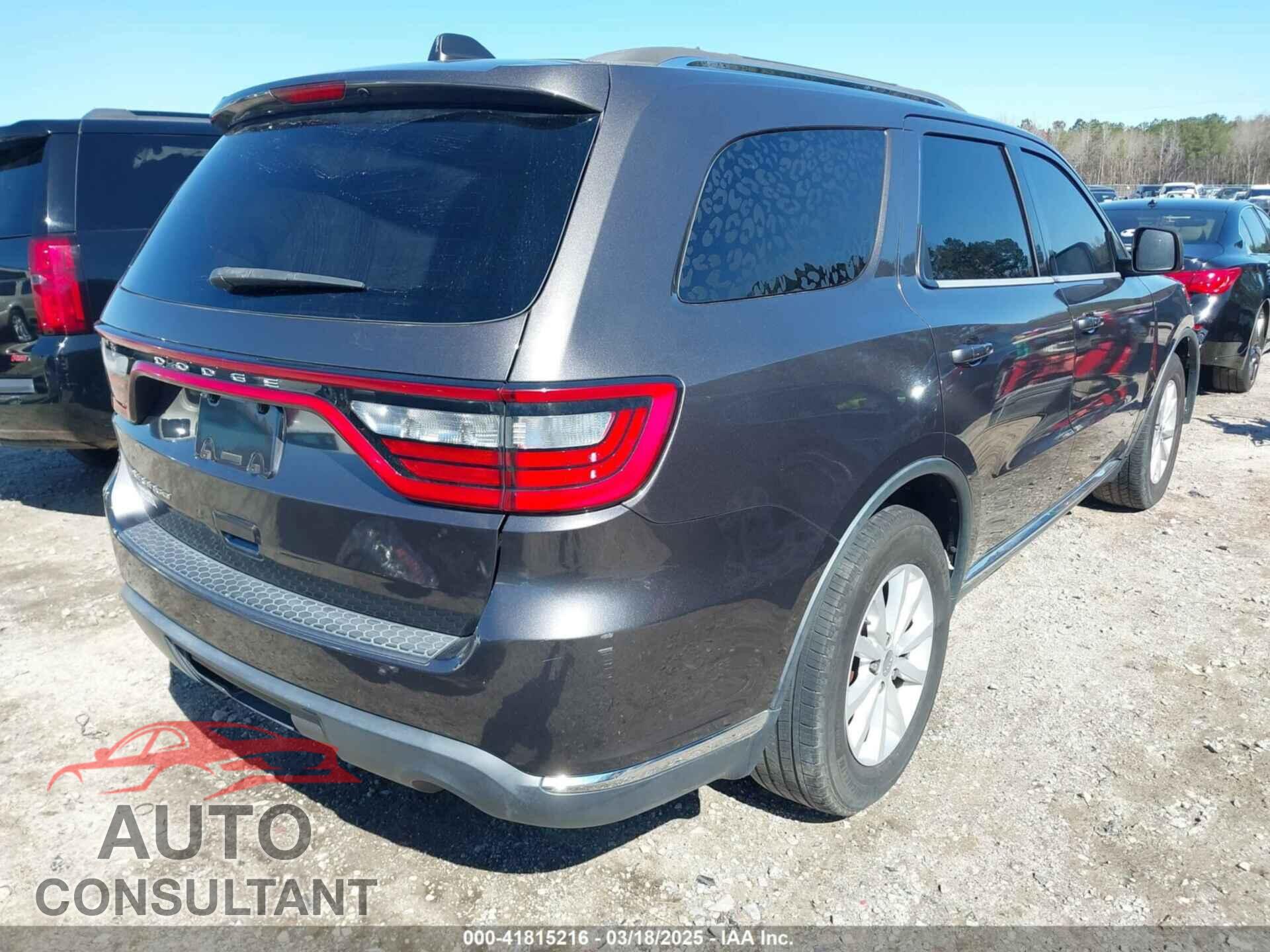 DODGE DURANGO 2015 - 1C4RDHAG6FC809855