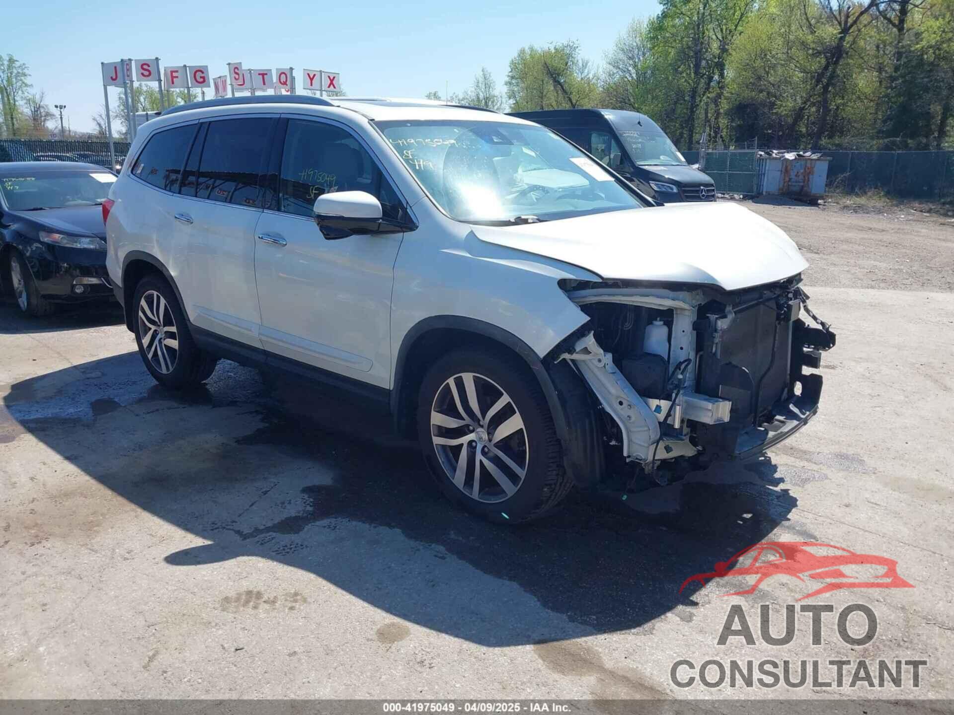 HONDA PILOT 2016 - 5FNYF6H9XGB005516