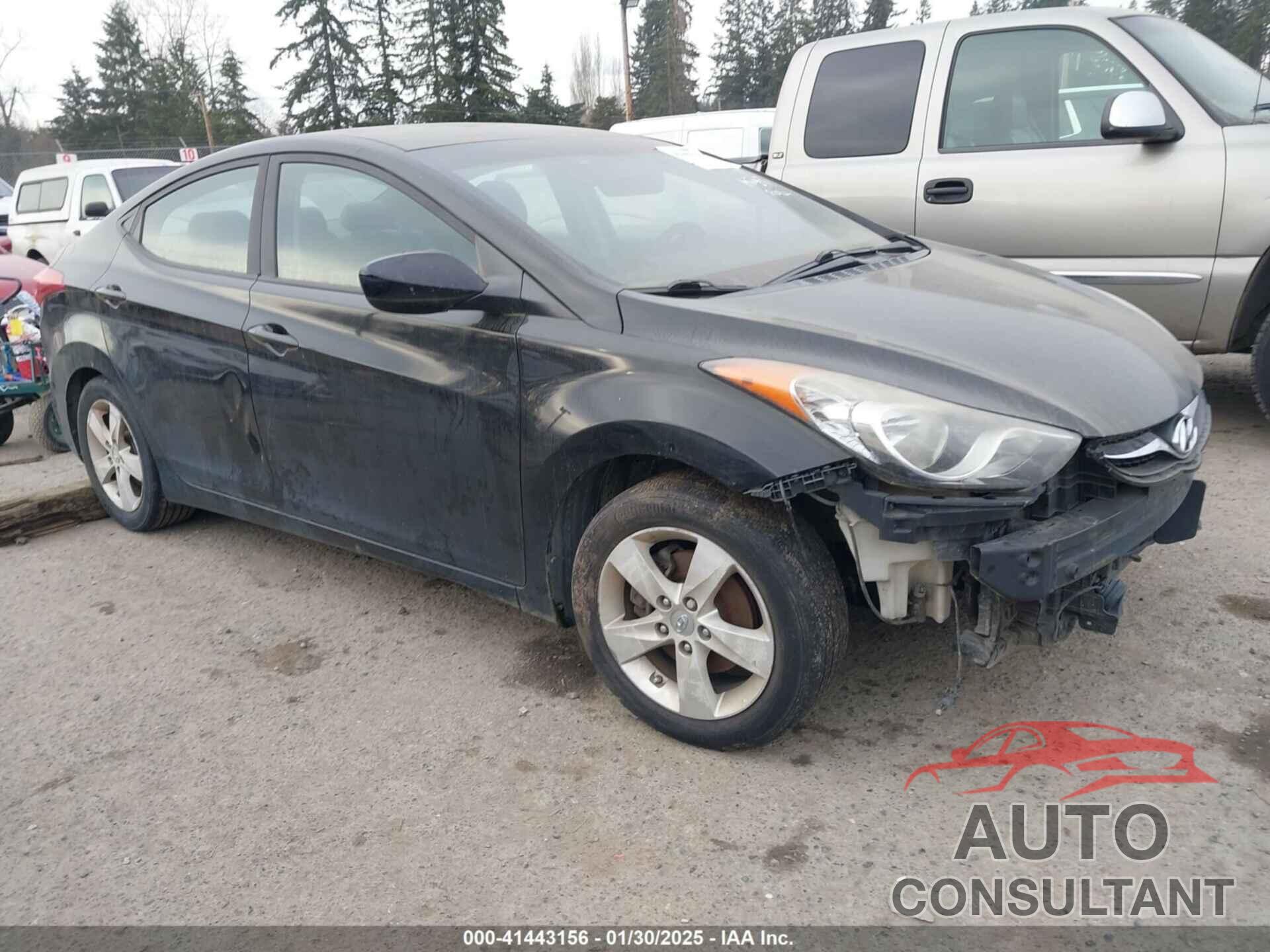HYUNDAI ELANTRA 2012 - KMHDH4AE4CU298590