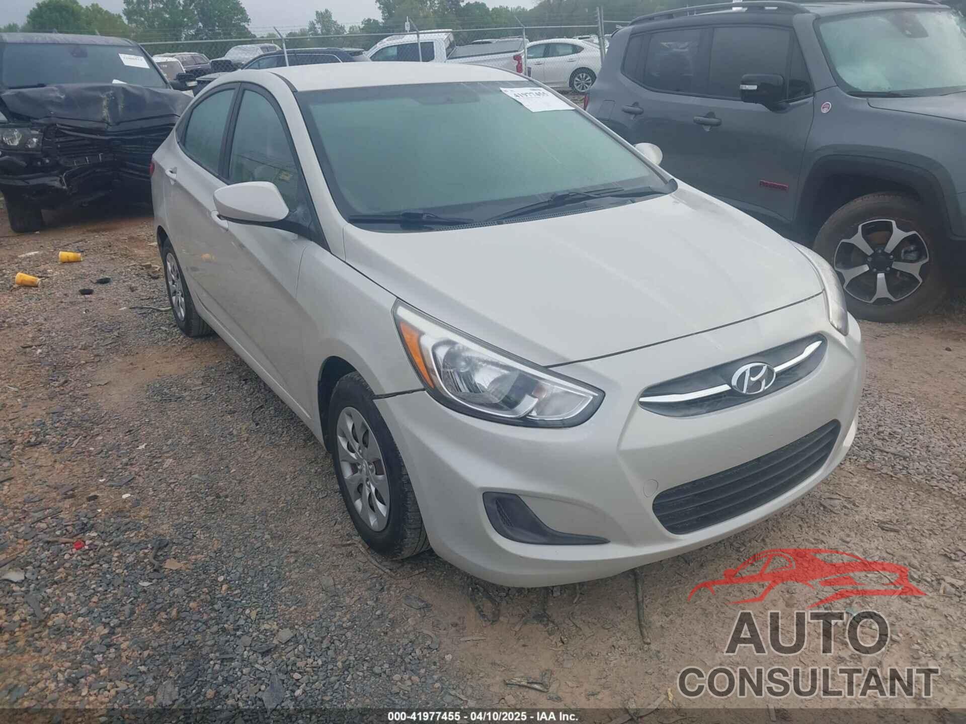 HYUNDAI ACCENT 2016 - KMHCT4AE9GU164447