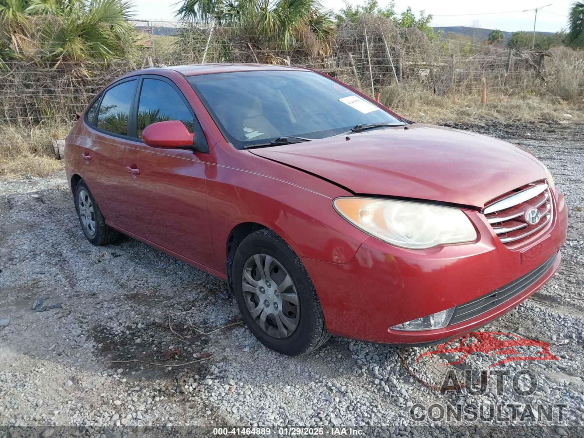 HYUNDAI ELANTRA 2010 - KMHDU4AD4AU917091