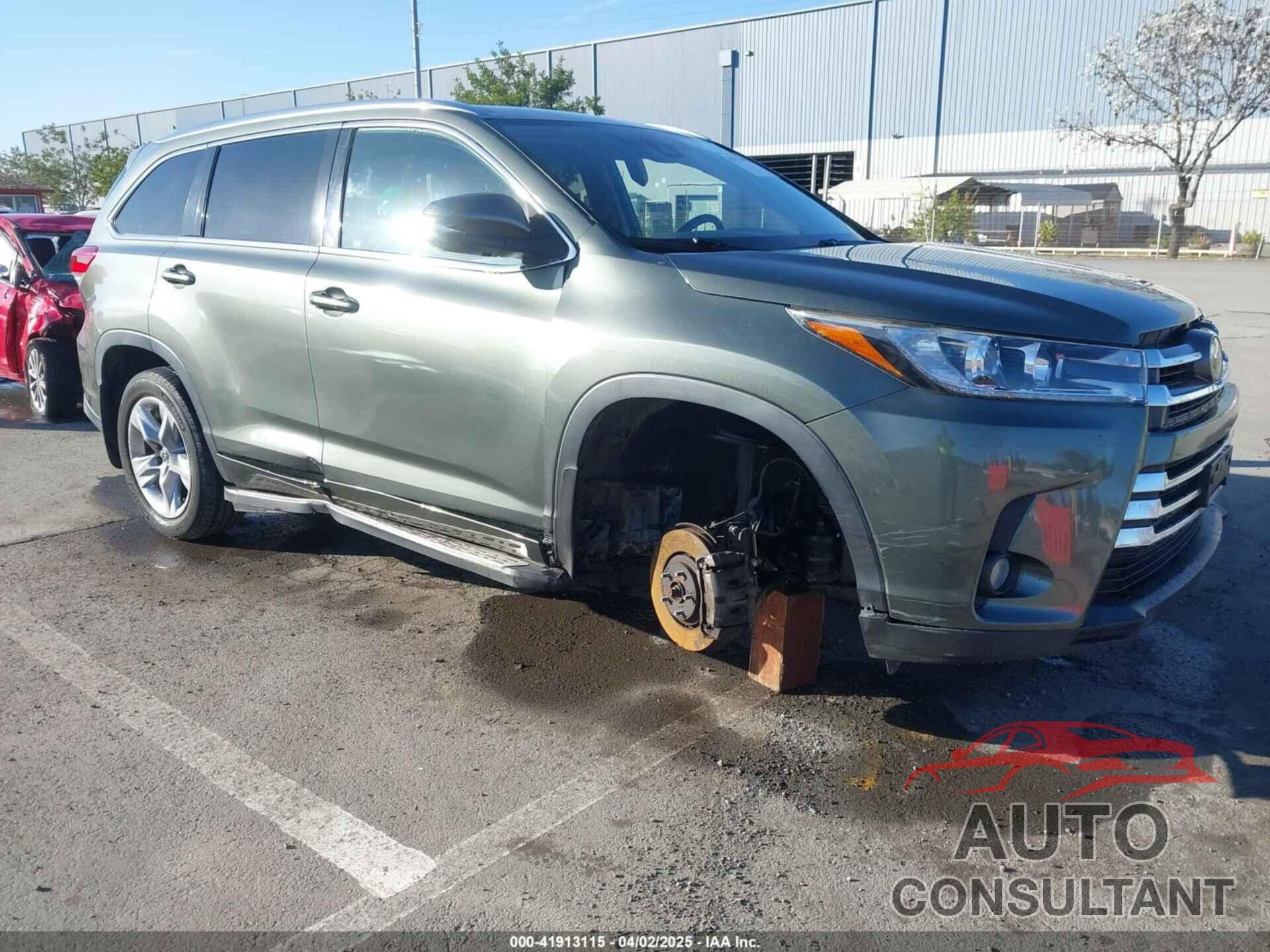 TOYOTA HIGHLANDER 2017 - 5TDDZRFH1HS453691