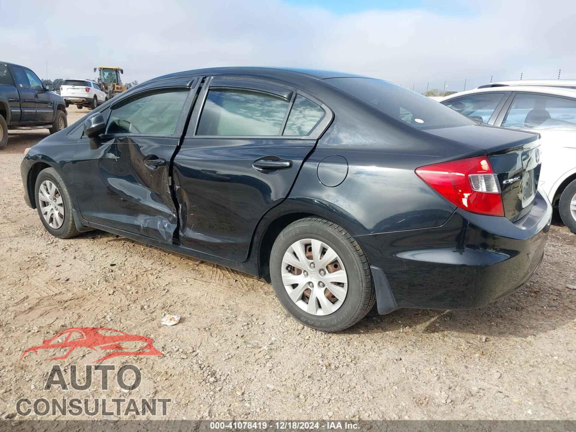 HONDA CIVIC 2012 - 19XFB2F55CE063772