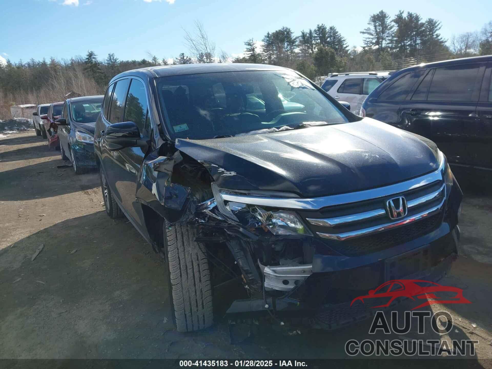 HONDA PILOT 2016 - 5FNYF6H51GB119627
