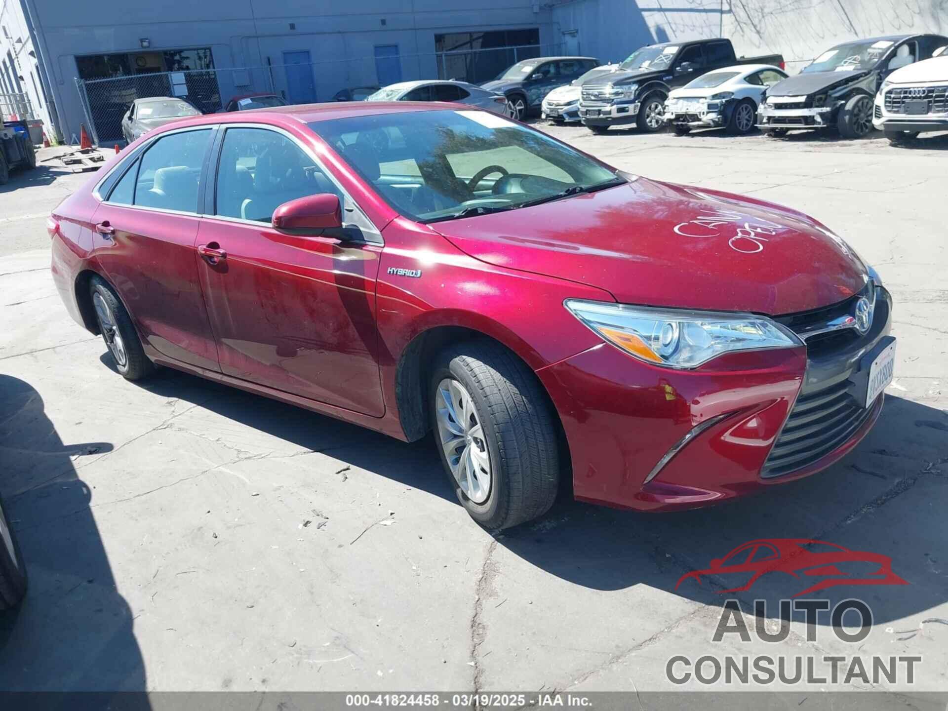 TOYOTA CAMRY HYBRID 2015 - 4T1BD1FK2FU175195