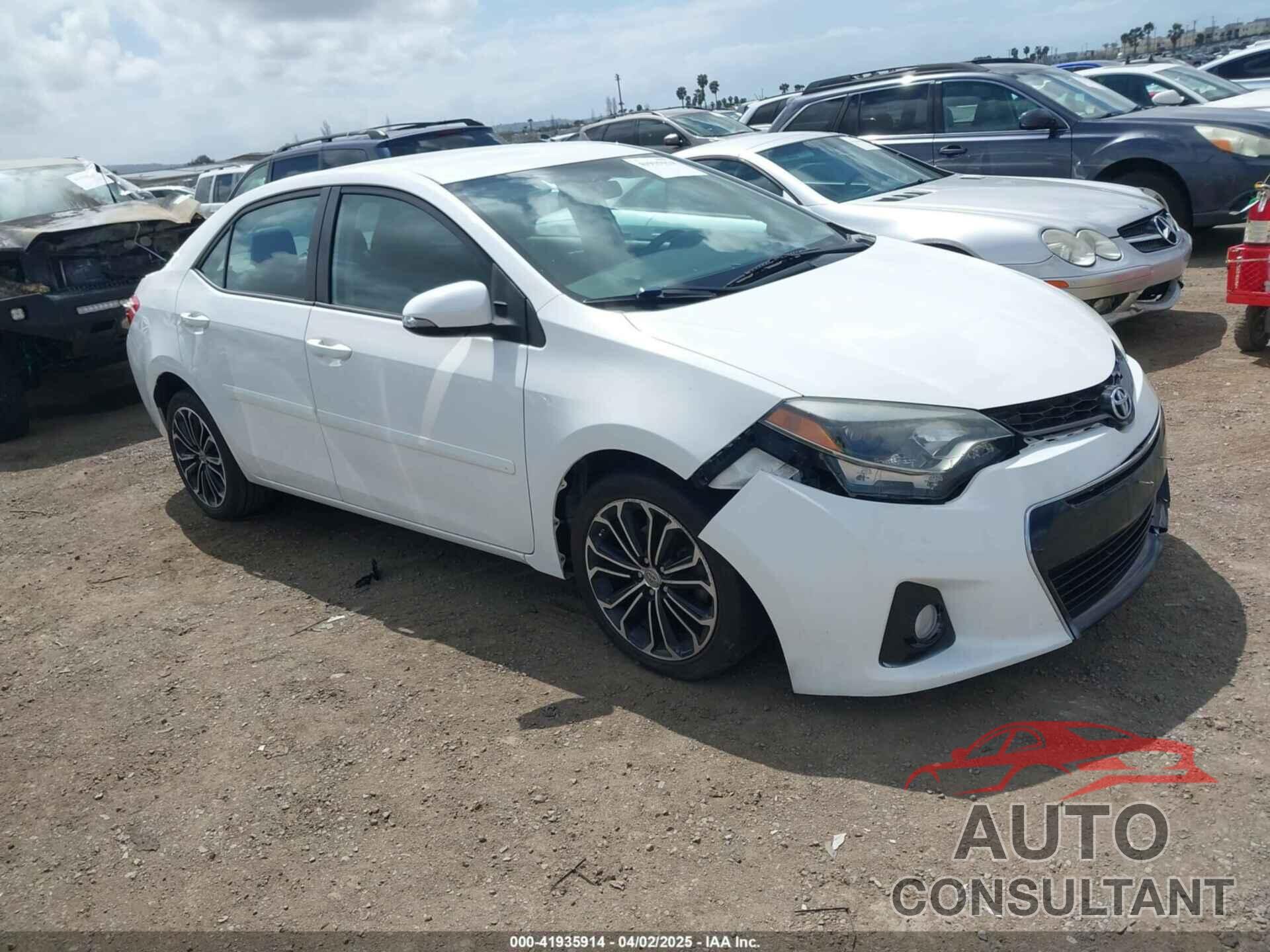 TOYOTA COROLLA 2015 - 2T1BURHE5FC419168